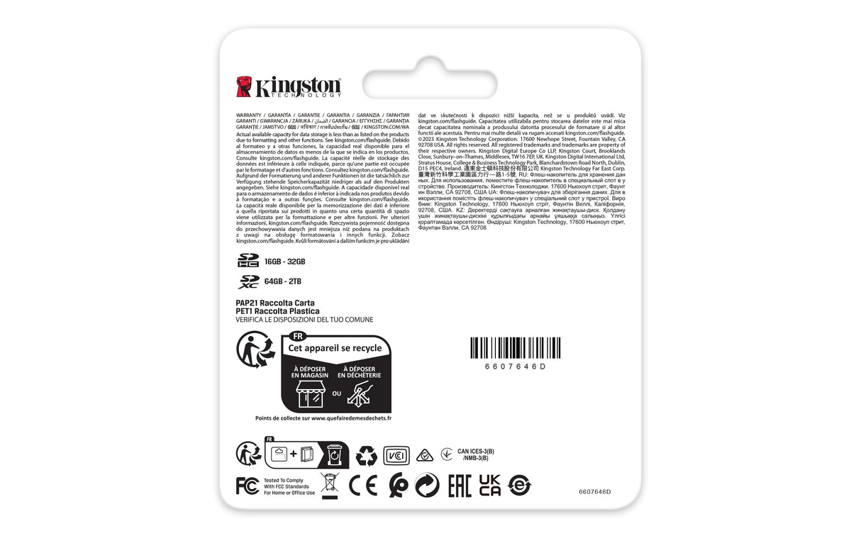 Kingston Canvas React Plus V60 SD 1TB SDXC UHS-II 280R/150W U3 V60 for Full HD/4K