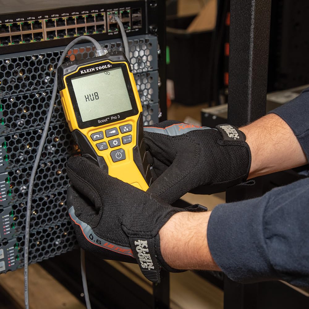 Probador de cables, Scout Pro 3 con control remoto Test-n-Map, incluye controles remotos #2 - #6, prueba cable de voz, datos y video, Klein Tools VDV501-853