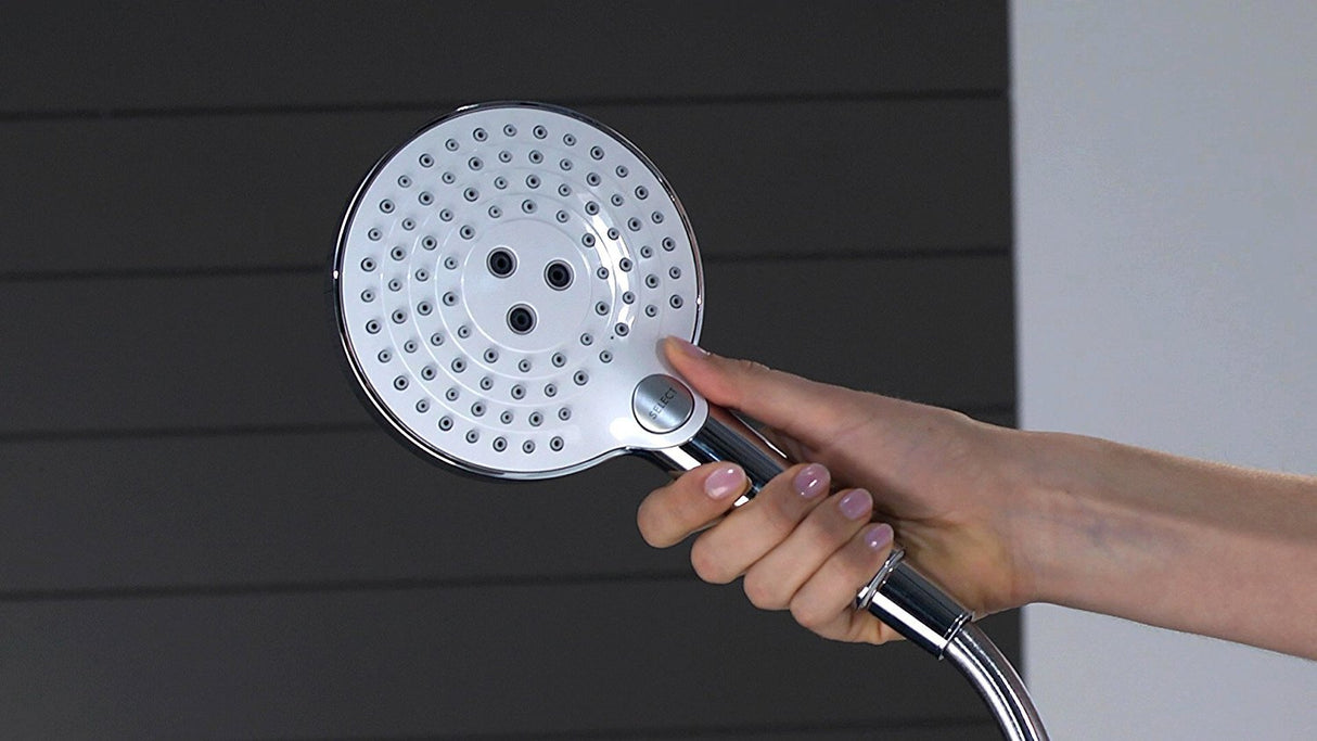 Hansgrohe 27129400 Raindance Select S 240 columna de ducha, 3 tipos de chorro, blanco/cromo