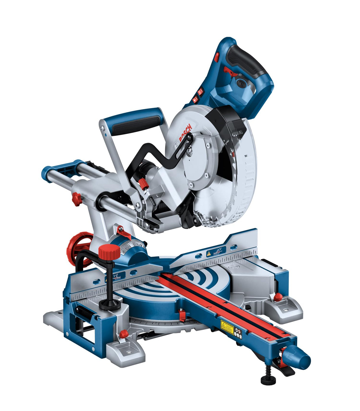 Bosch Professional ingletadora telescópica GCM 305-216 D (cortes hasta 66 x 305 mm, incl. 1 disco de sierra, 2 soportes de pieza, saco para polvo, mordaza)