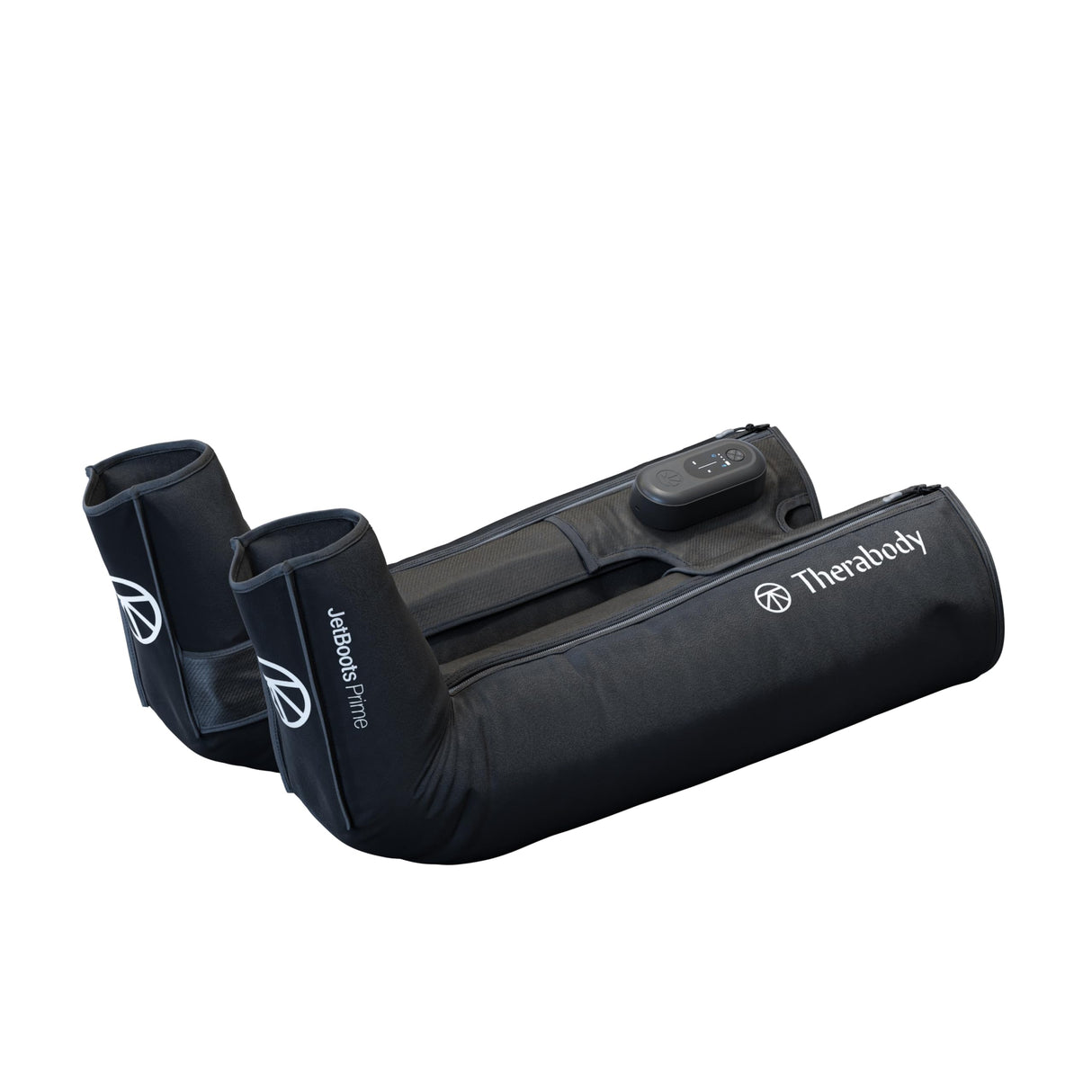 Therabody JetBoots Prime - Botas de compresión inalámbricas ultra portátiles para una fácil recuperación muscular de las piernas, manga de compresión para pantorrillas, piernas y muslos con