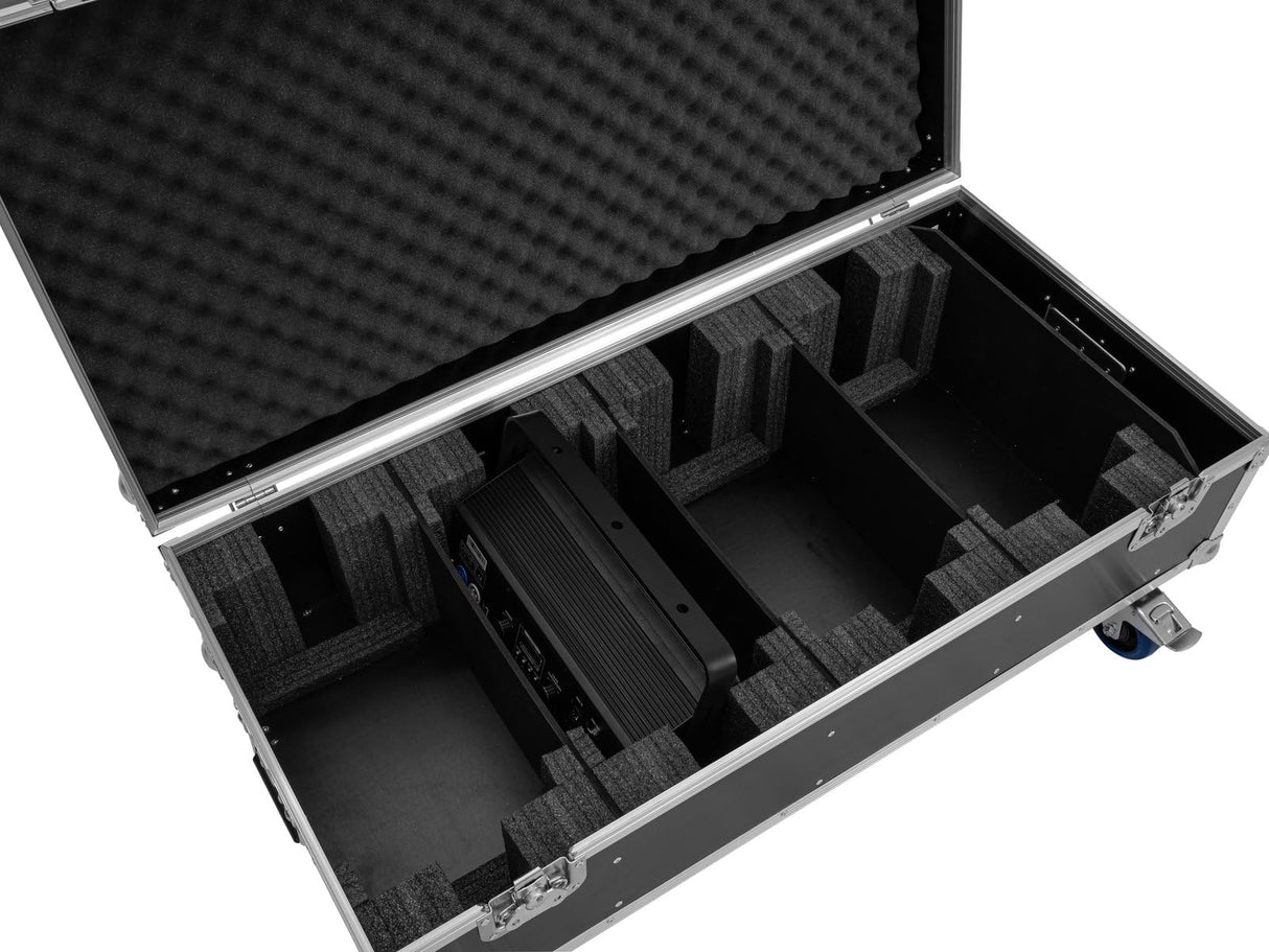 Roadinger - Flightcase 4 x PLL-576 CW/WW con ruedas