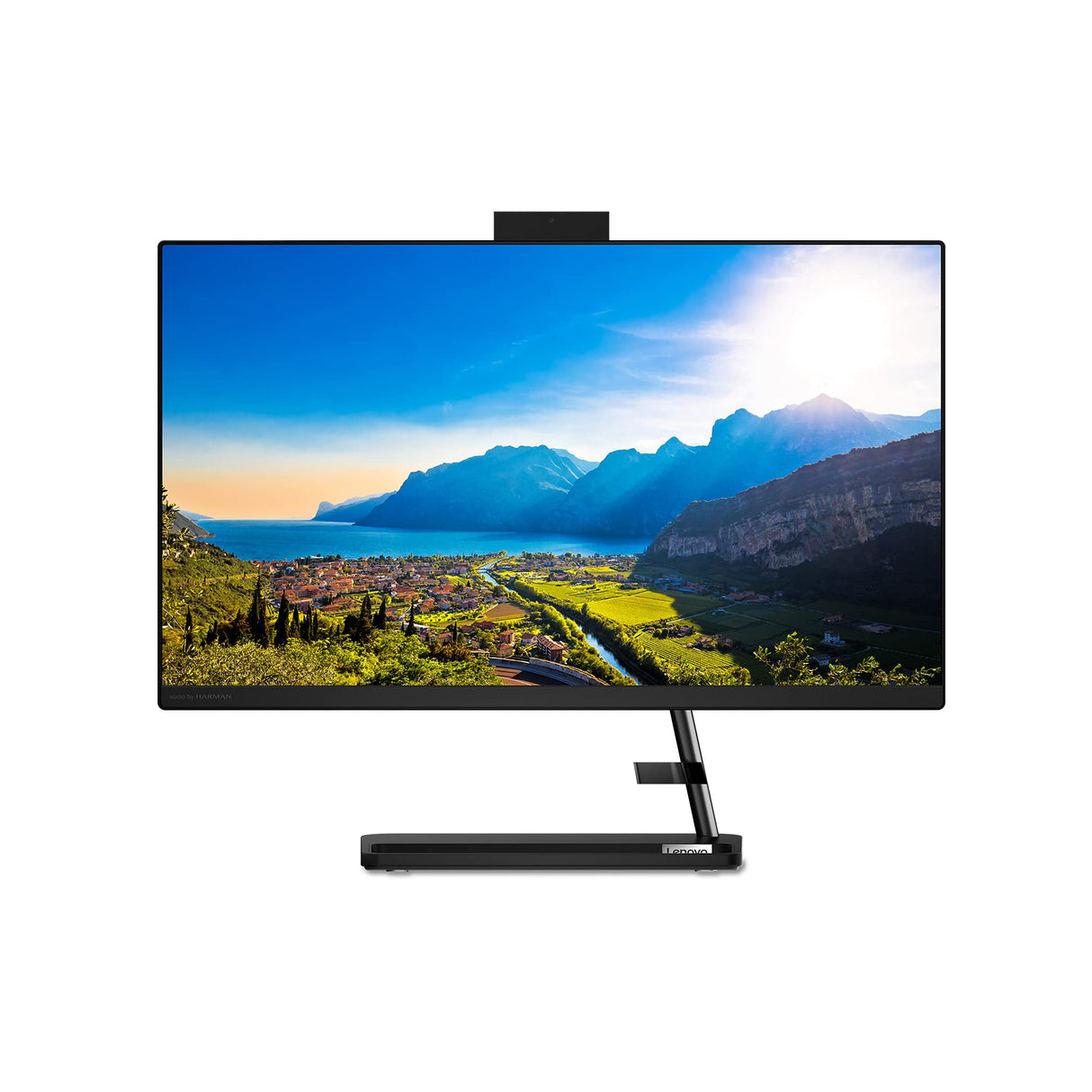 Lenovo Ideacentre AIO 3 24ALC6 - Ordenador de sobremesa Todo en uno de 23,8" FHD (AMD Ryzen 7 5700U, 8 GB RAM, 512 GB SSD, AMD Radeon Graphics, Windows 11 Home), Teclado AZERTY (Español) y ratón USB,