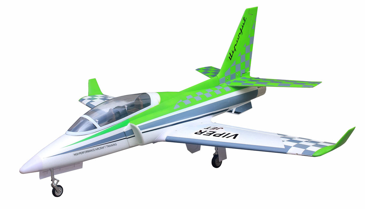 Amewi 24098 AMXFlight Viper Jet V4 - Mando a Distancia (6-8S, versión PNP Pro), Color Verde
