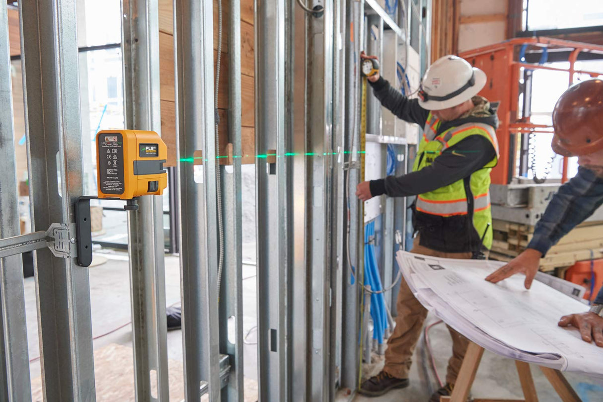 Instrumento básico verde de punto y 2 líneas