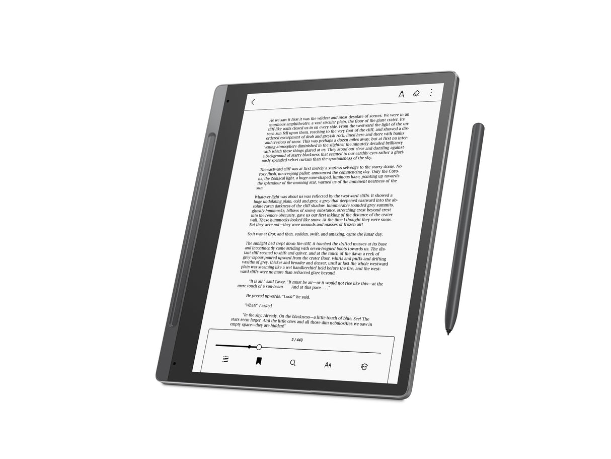 Lenovo Smart Paper - Tablet de 10.3" E Ink 227ppi (RK3566, 4 GB de RAM, 64 GB eMMC, 2 Altavoces, WiFi + Bluetooth 5.2, Android AOSP 11.0) Funda Smart Paper Pen - Gris