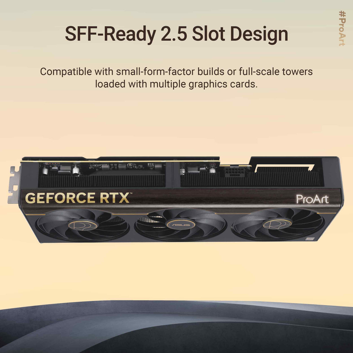 ASUS ProArt - Tarjeta gráfica Nvidia GeForce RTX 5070 Ti OC Edition, 16 GB GDDR7, 256 bits, PCIe 5.0, 2,5 Ranuras, 1 HDMI 2.1, 3 DisplayPort 2.1, USB-C, GPU Tweak III, Negro, PROART-RTX5070TI-O16G