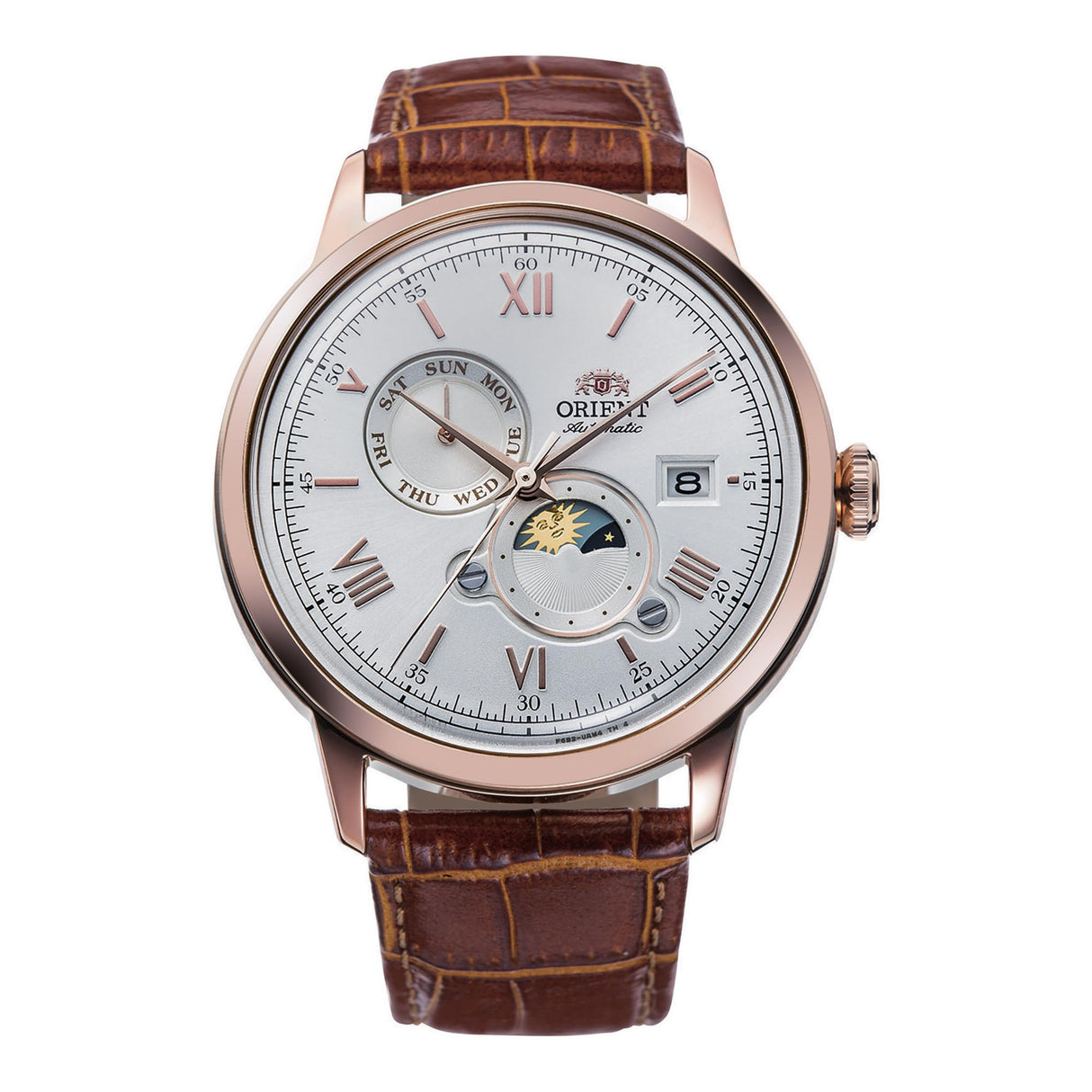Orient Reloj Elegante RA-AK0801S10B, Color Blanco., Clásico