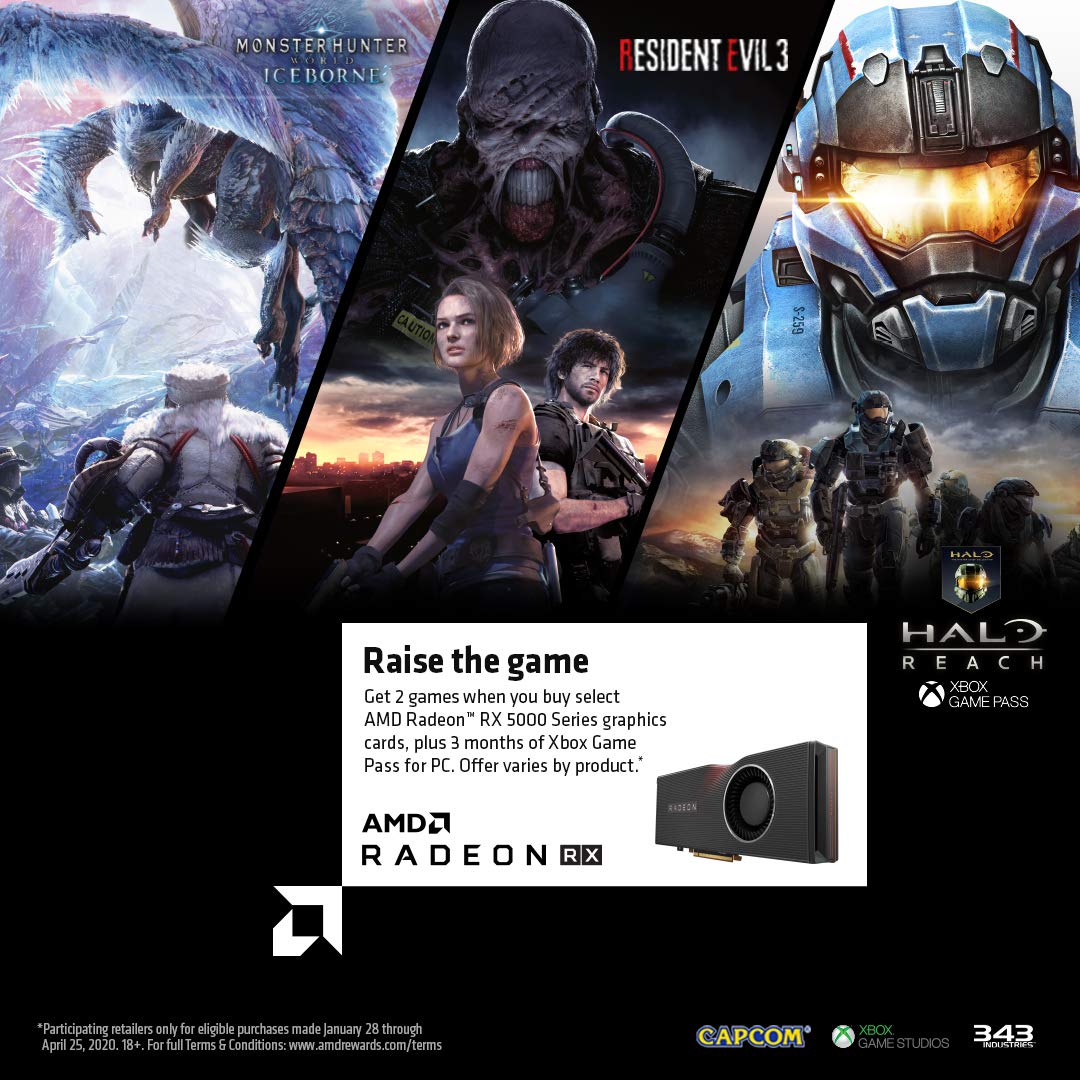 XFX RX-57XT8DBD6 XT Thicc II Ultra - Tarjeta gráfica de 8GB, GDDR6, 1980MHz 3xDP HDMI, PCI
