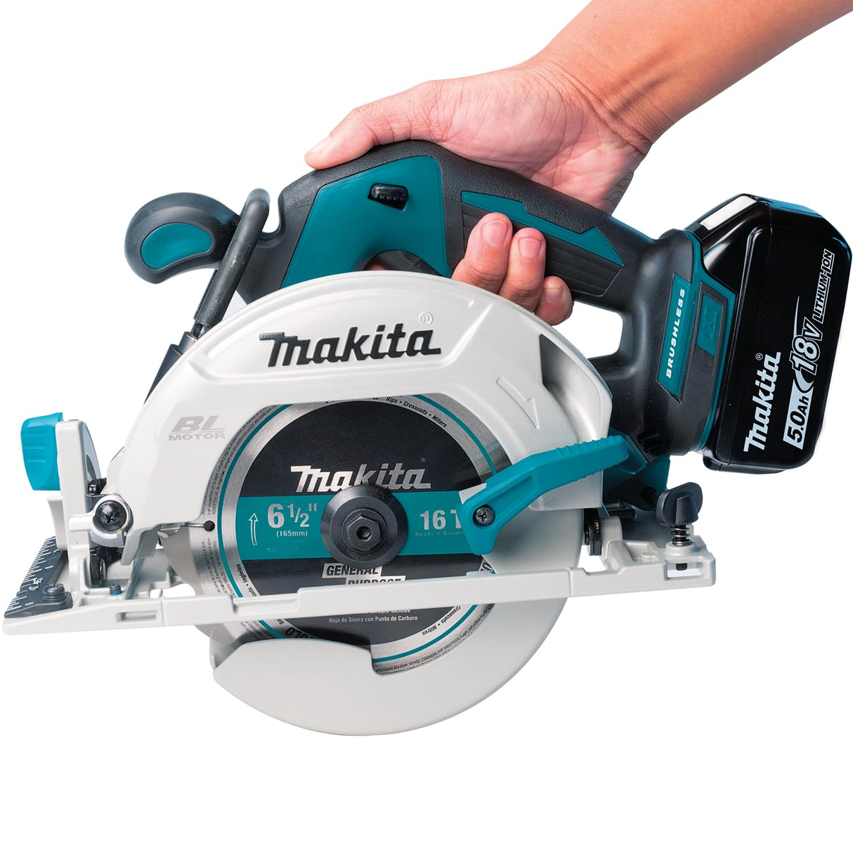 Makita DHS680Z Sierra, 18 V, Negro, One size
