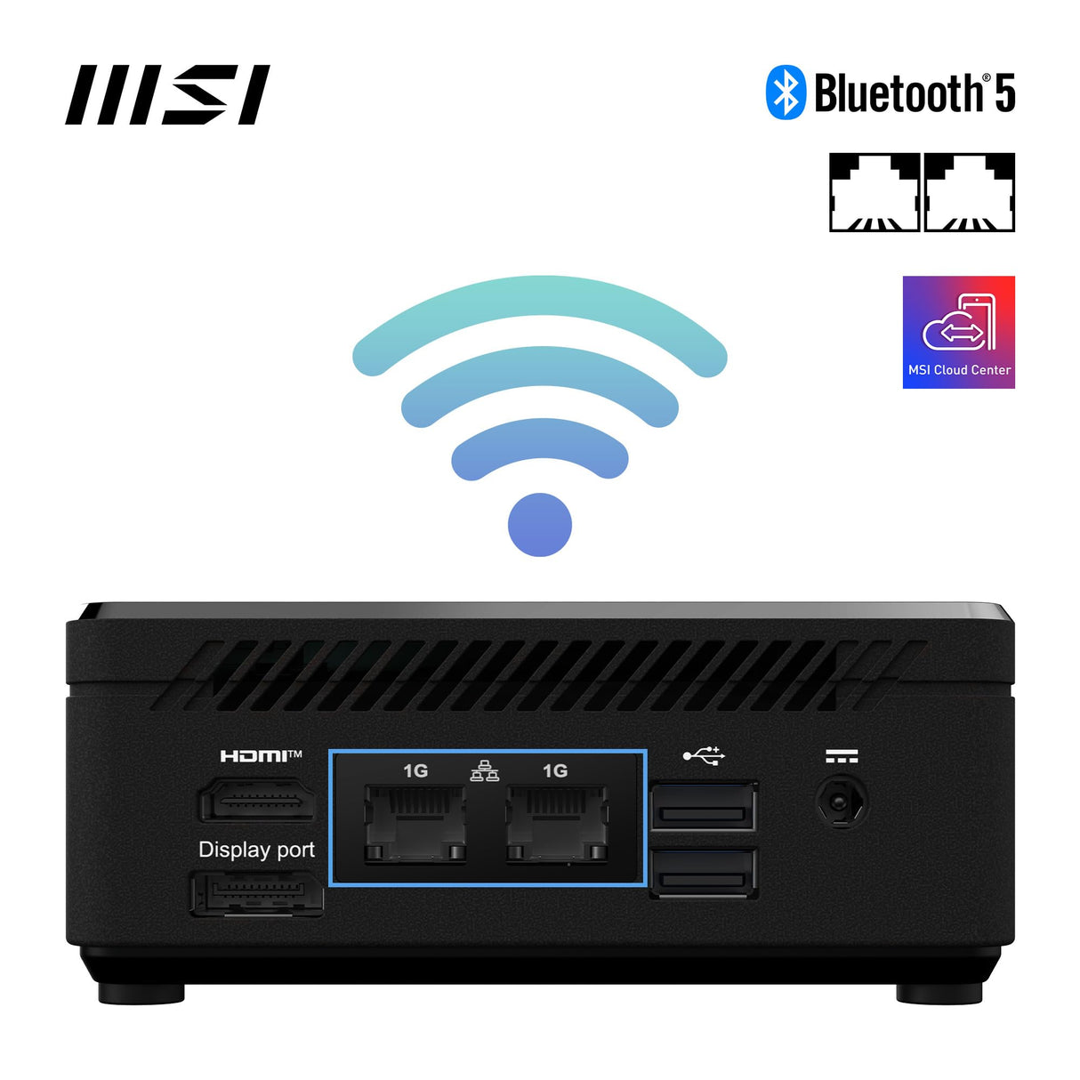 MSI Cubi N ADL-007DE Intel N100, 4GB DDR4-3200, 128GB SSD, Intel UHD Grafik, WIFI5, BT 4.2, Windows 11 Pro