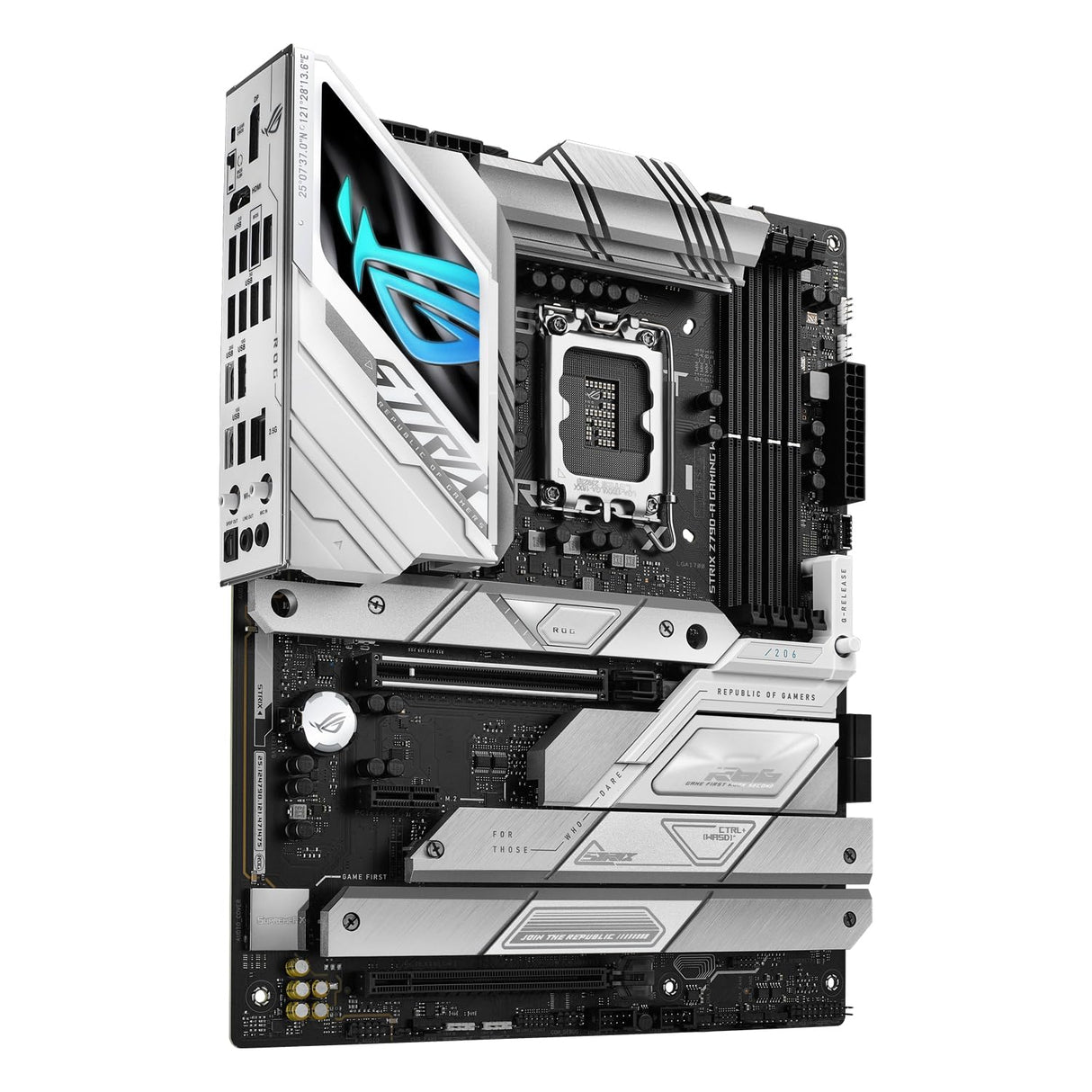 ASUS ROG Strix Z790-A Gaming WiFi II Placa Base Intel Z790, LGA 1700, DDR5, Conectores de Alimentación Duales ProCool II, PCIe 5.0, WiFi 7 y USB Alta Velocidad, 1 Puerto E/S, AEMP, 8000+ MT/S