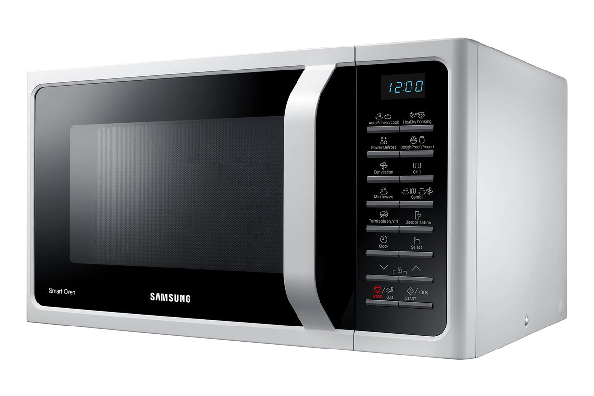 Samsung SmartOven MC2BH5015AW/ET - Horno de microondas combinado (cocina ventilada, Fresh Menu, microondas + parrilla 900W + 1500W, 28L, 52 L x 31 h x 47 cm, color blanco