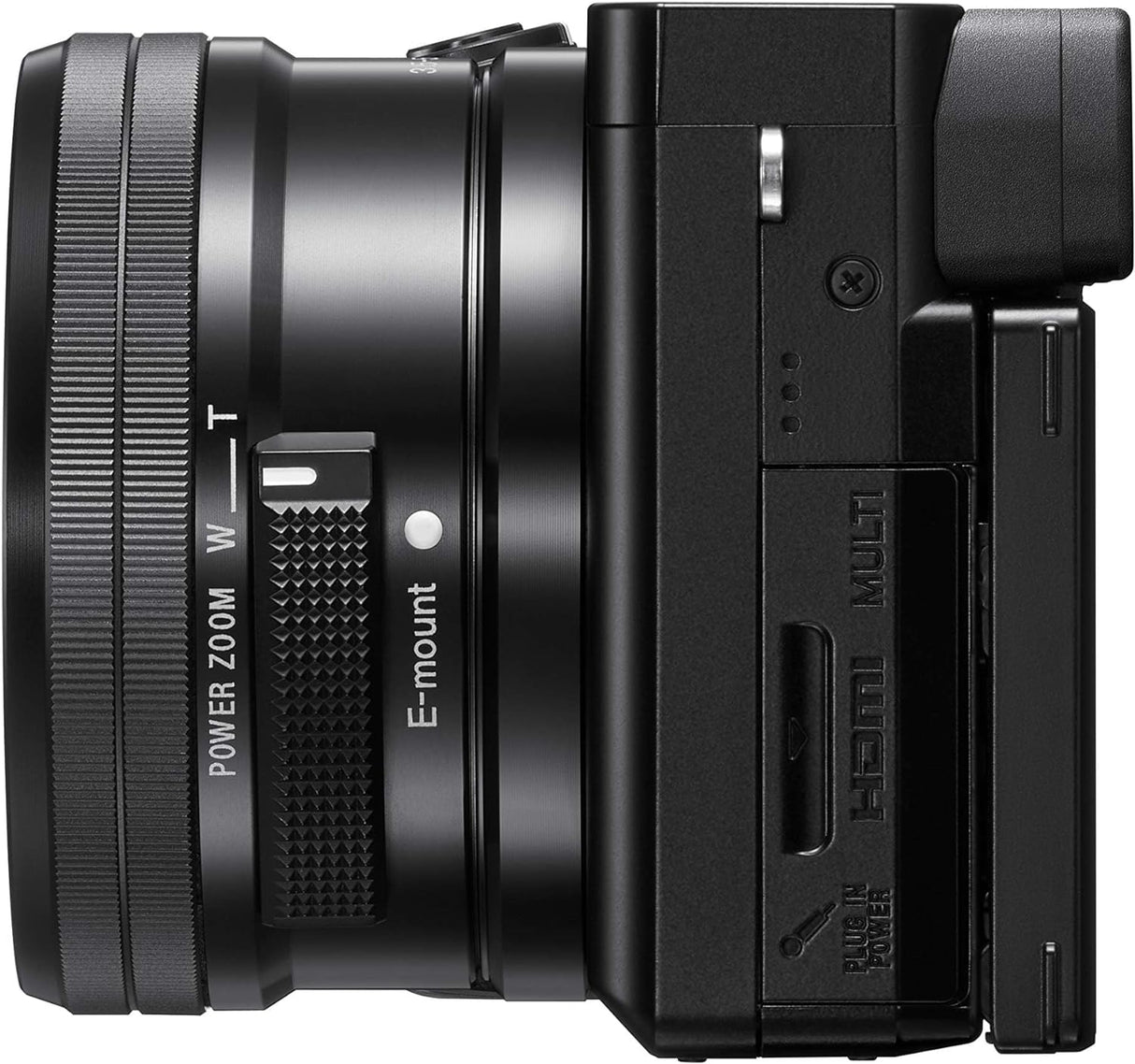 Sony ILCE6100LB.CEC Alpha 6100 Cámara Evil APS-C con Objetivo Zoom Potente, Color Negro, Sin Tarjeta