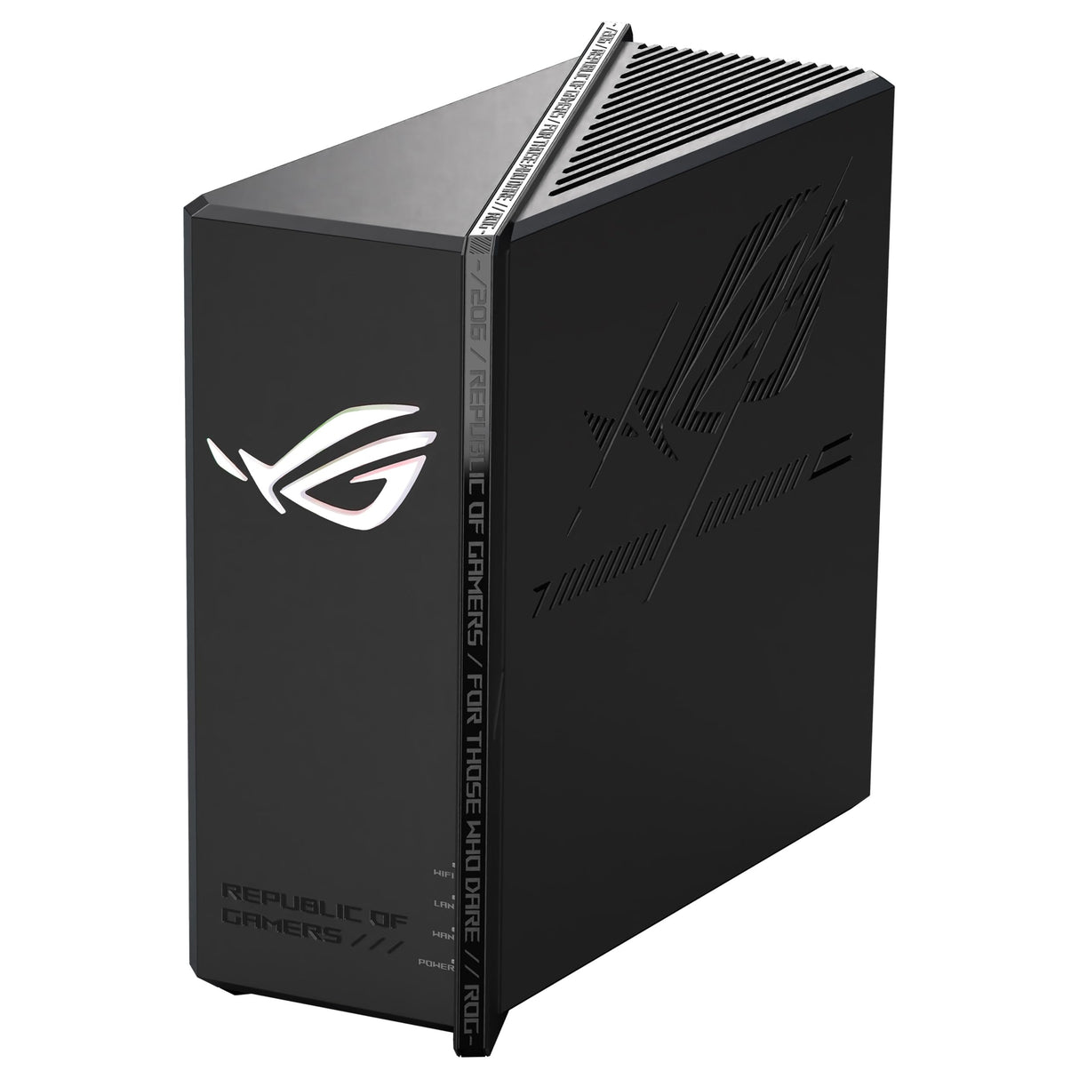 ASUS ROG Strix GS-BE18000 Router Gaming WiFi 7 tribanda, 18000 Mbps, Cobertura de hasta 307 m2, 8 Puertos 2.5G, 2 Puertos Gaming, CPU de Cuatro núcleos a 2.0 GHz, aceleración de Juegos, VPN, AiMesh