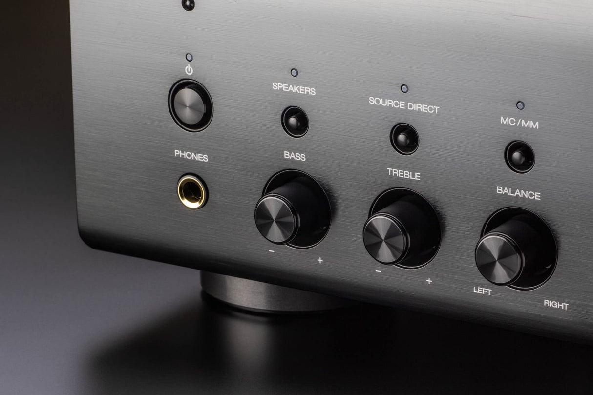 DENON Amplificador PMA-900HNE Hi-Fi, Amplificador estéreo con HEOS Integrado, 2 x 85 W, preamplificador Phono Integrado, Certificado Hi-Res, AirPlay 2, Bluetooth, Negro