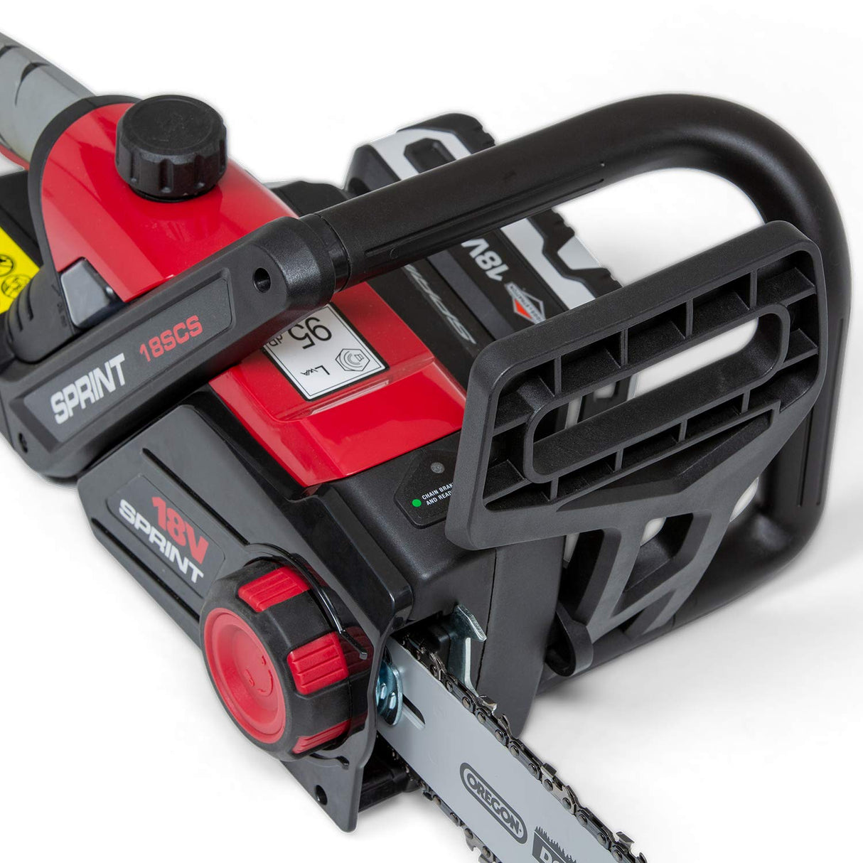 Sprint 18SCSK 18V Lithium-Ion 25cm Kit Motosierra sin cuerda, Powered by Briggs & Stratton, 600W Motor, 5.0Ah batería y cargador incluído, 1688109