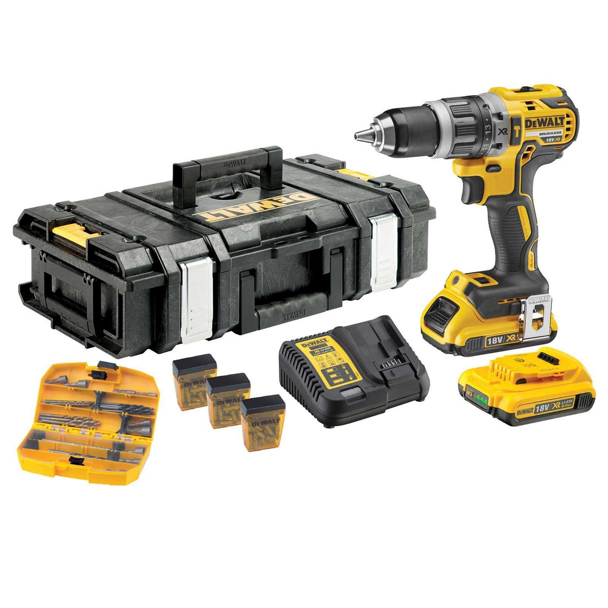 DeWalt – Atornillador, 1 pieza, Negro/Amarillo, dck796d2kx de QW