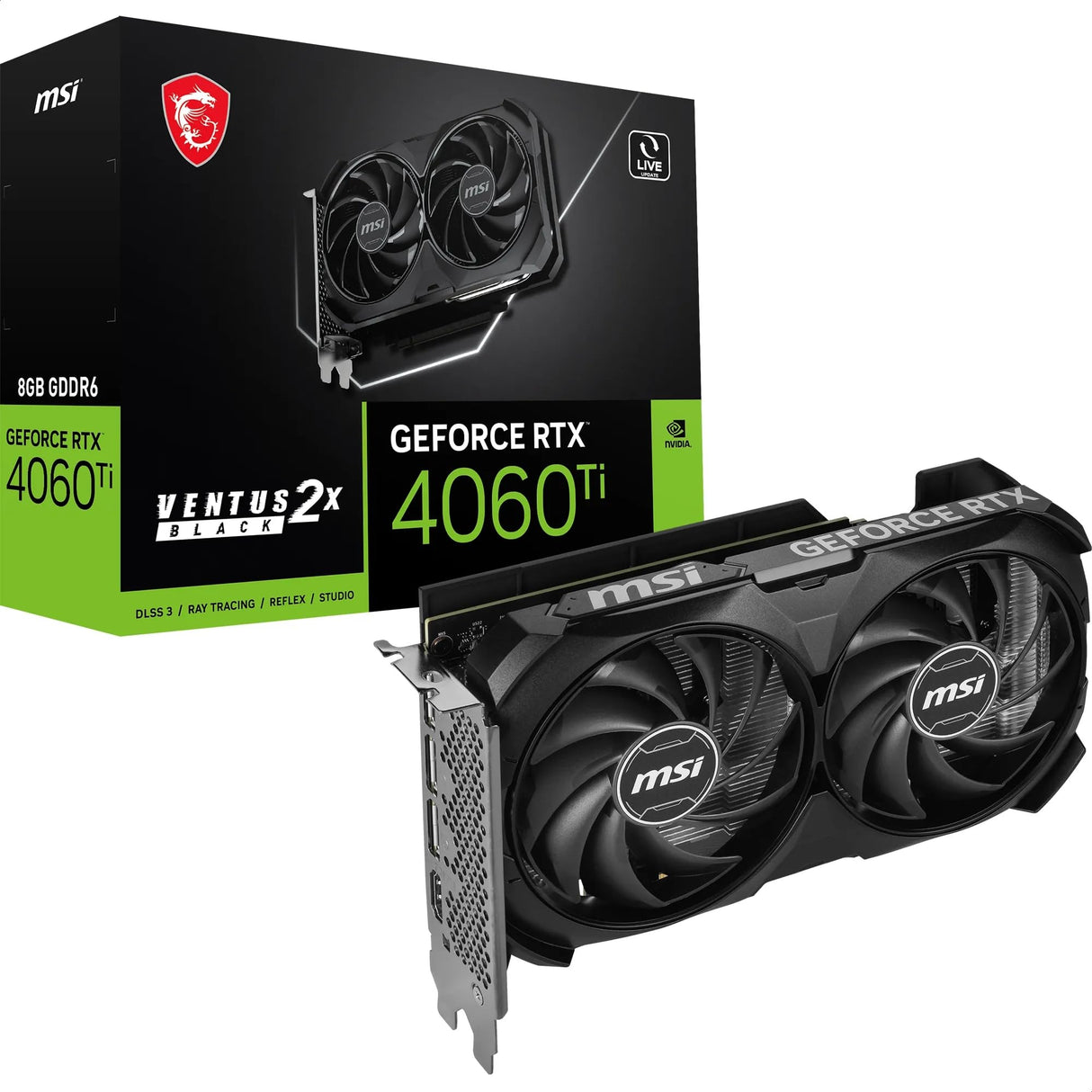 MSI GeForce RTX 3050 Ventus 2X XS White 8G OC