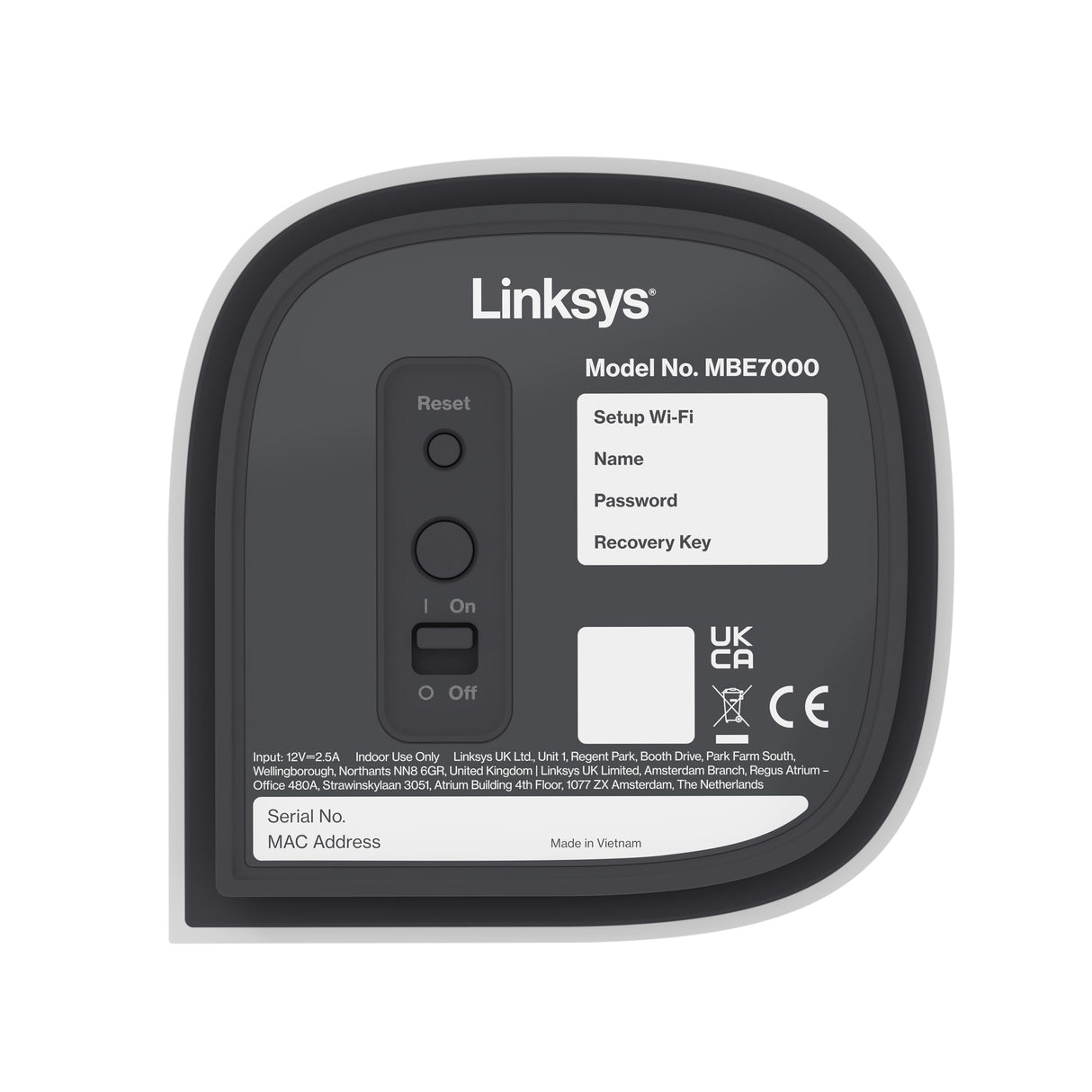 Linksys Sistema WiFi 7 Mesh Velop Pro 7 MBE7002, Router Cognitive Mesh tribanda a más de 10 Gbps, Cobertura para Toda la casa hasta 550 m2, Conexión para 400 Dispositivos, Pack de 2