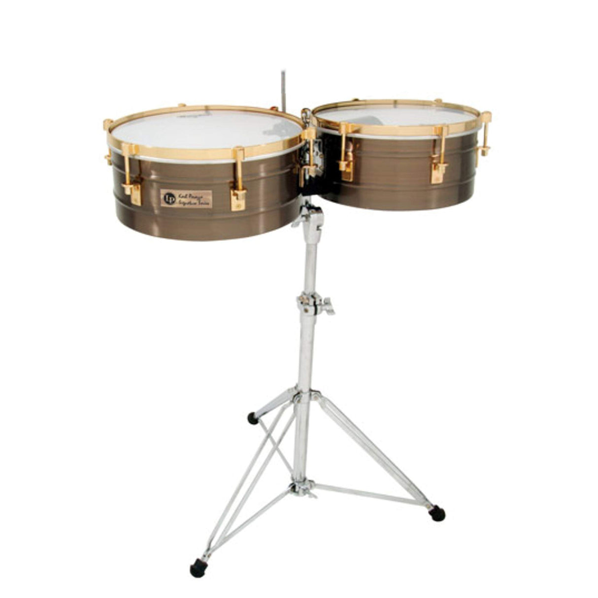LP Latin Percussion LP257-KP - Timbales con casco de bronce