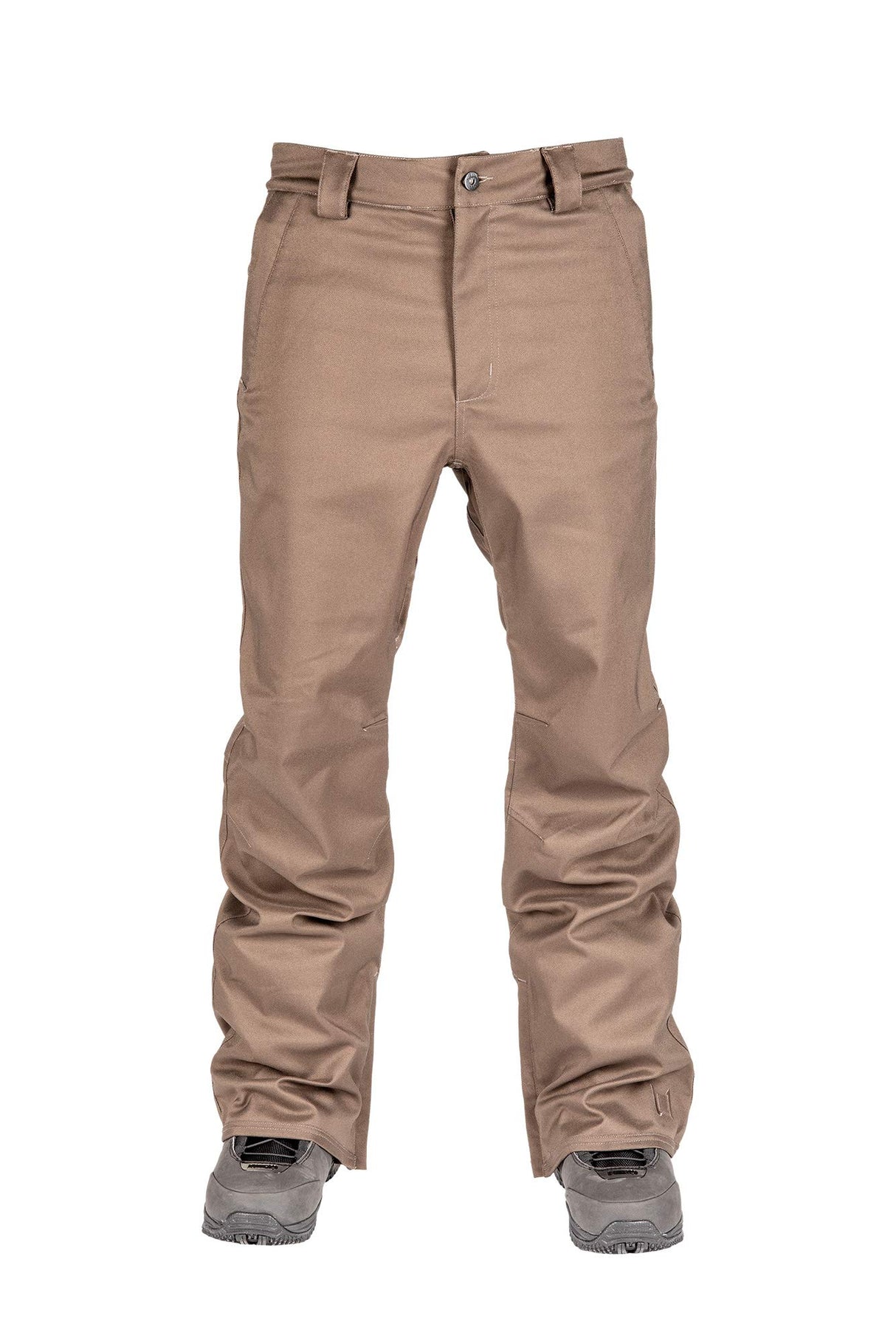 L1 Premium Goods 21 - Pantalones Chinos para Hombre, Impermeables, Transpirables, Pantalones de Snowboard para Hombre, Hombre, Pantalones para Nieve, Espresso, Large