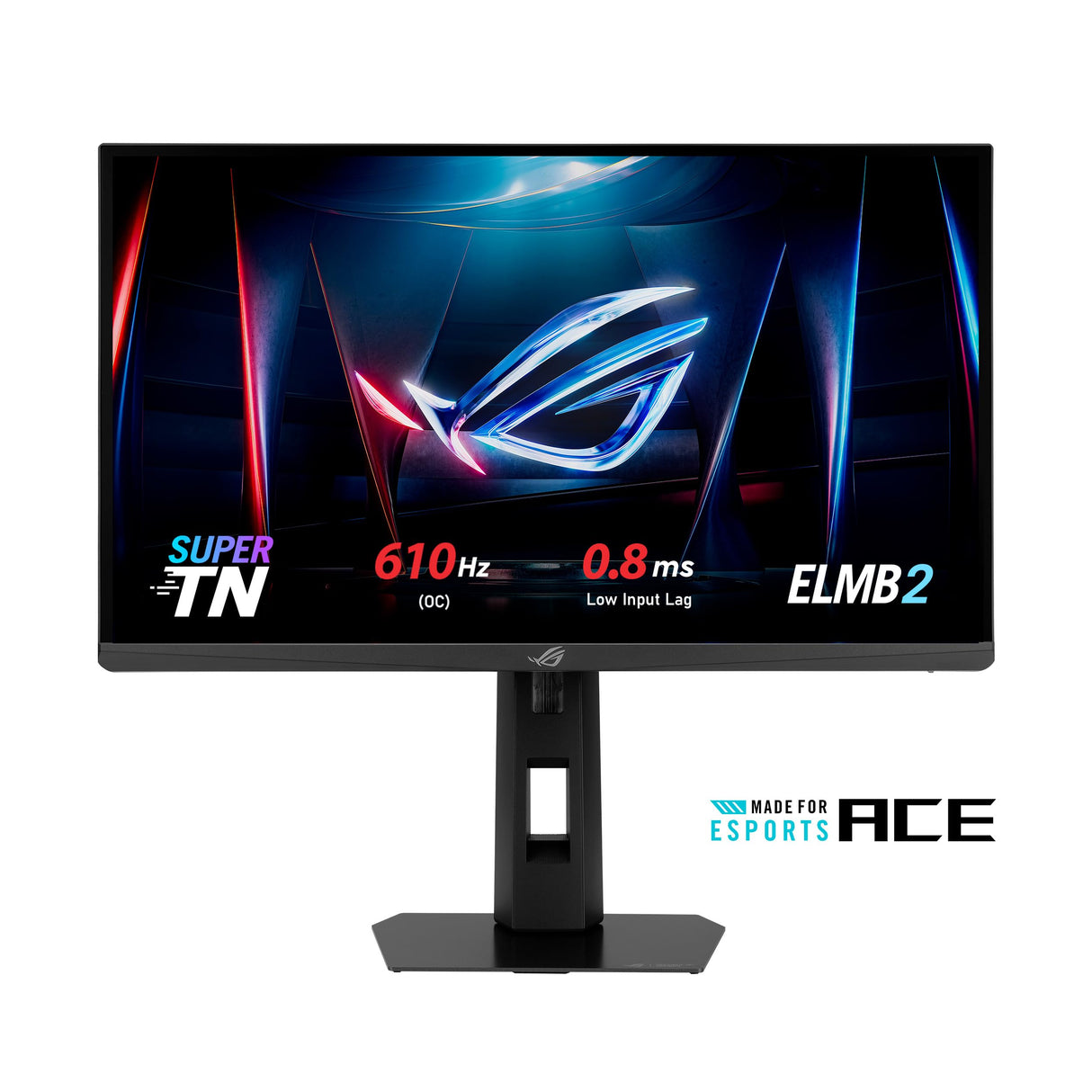 ASUS ROG Strix XG248QSG Ace - Monitor Gaming para Esports de 24,1 Pulgadas, Super TN FHD (1920 x 1080), 610 Hz (OC), 0,1 ms, ELMB 2, VRR, DisplayHDR 400, DisplayWidget Center, HDMI 2.1