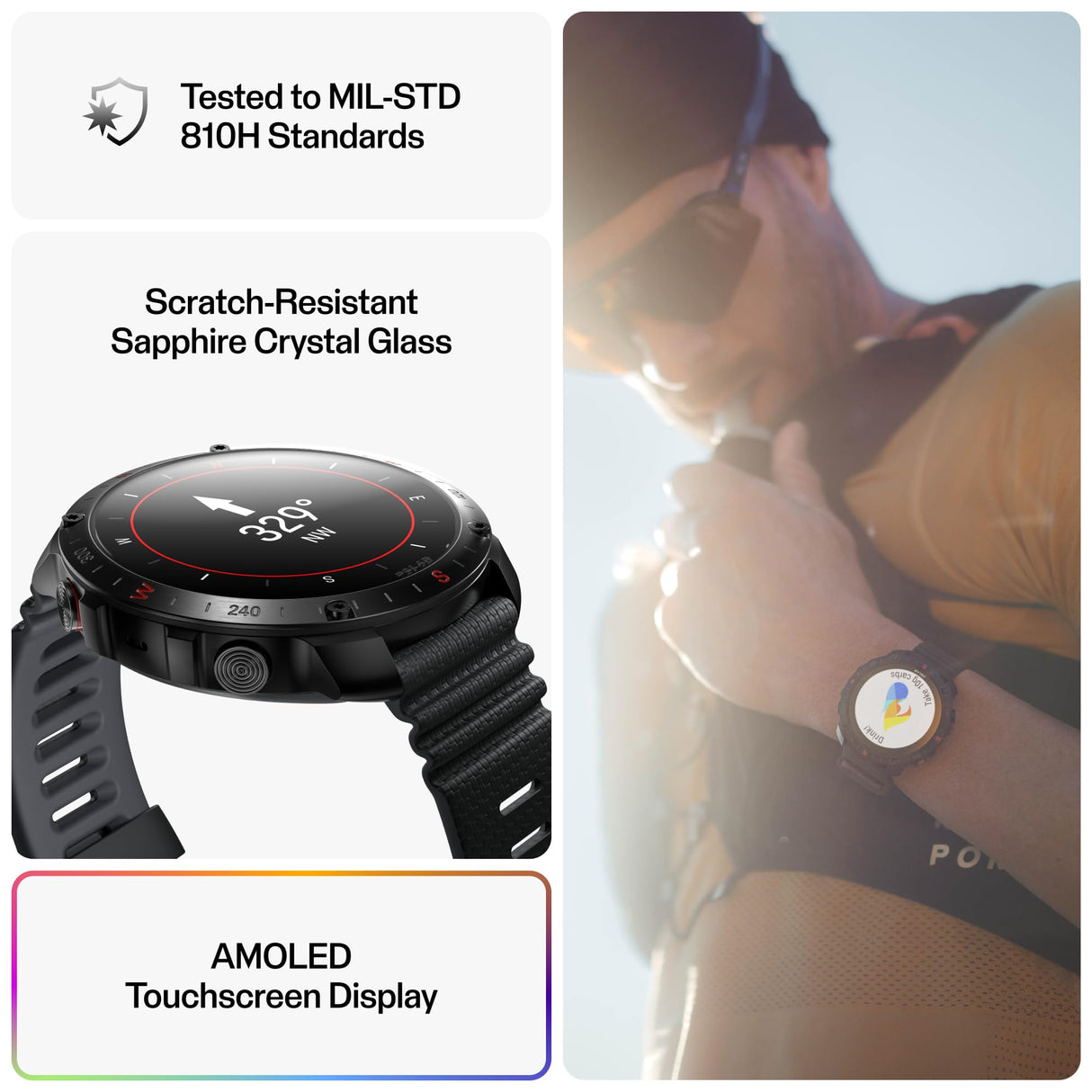 Polar Outdoor Multisport Watch Premium Grit X2 Pro: un smartwatch Robusto con GPS, Funciones de navegación avanzadas, Registro de Actividad, tecnología de biosensores y Entrenamiento con FC.
