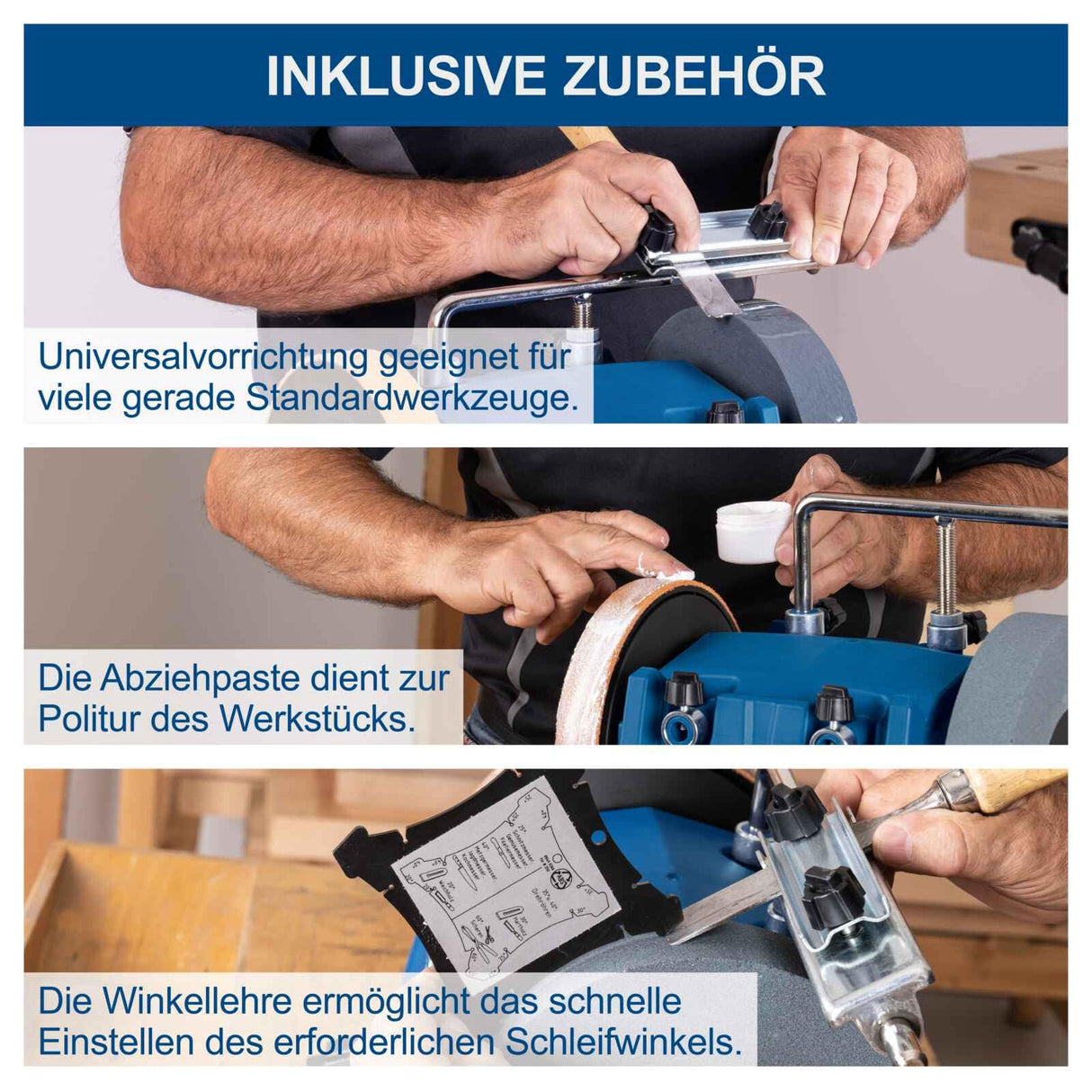 Scheppach Afiladora con muela al agua Tiger 7000S 230-240V 50Hz 200W marca