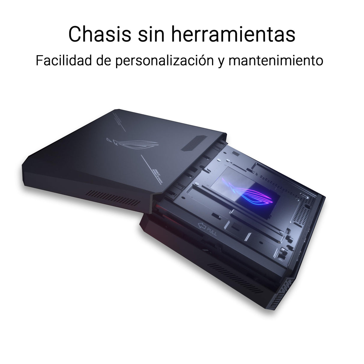ASUS ROG NUC - Ordenador de sobremesa (Intel Core Ultra 7 155H, GeForce RTX4060, 16GB RAM DDR5, 512GB SSD, Windows 11 Home, Incluye Cable de alimentación)