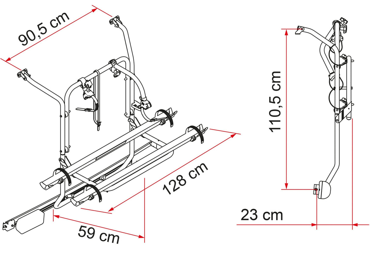 Fiamma Carry-Bike PORTABICICLETTE Viano - PBC1717
