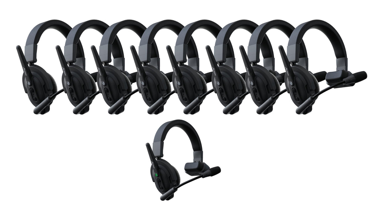Accsoon - CoMo - Incluye un Auricular anfitrión y Ocho Auriculares remotos - Diseño ergonómico - Alcance de 400 Metros