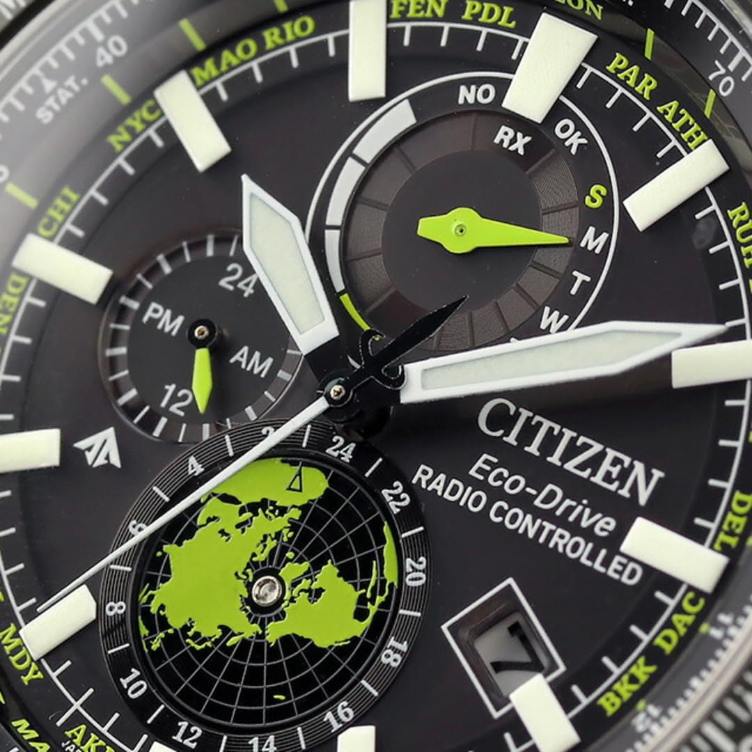 Citizen Reloj Multiesfera para Hombre de Cuarzo japonés con Correa en Acero Inoxidable BY3006-53E