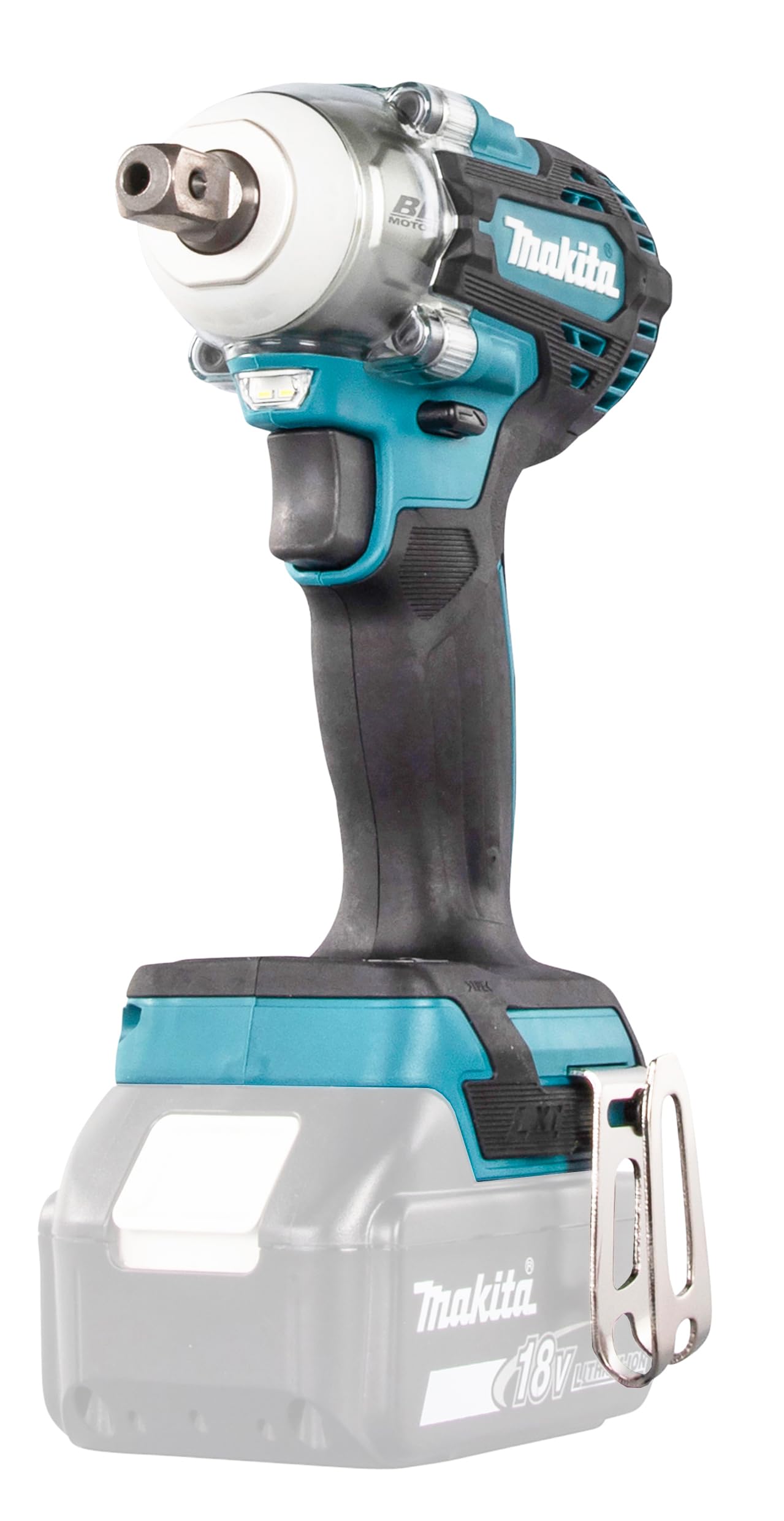 Makita DTW301Z-Llave de Impacto bl 18v lxt 330nm 1/2" Bola, Negro, sin batería y cargador