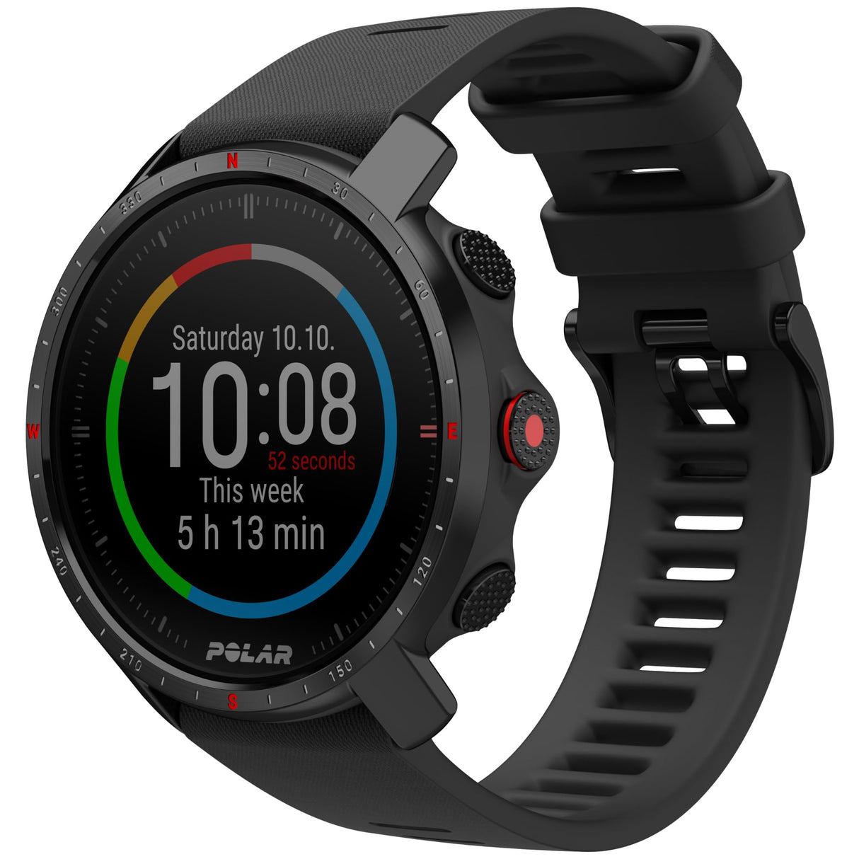 Polar Grit X Pro- GPS Multisport Smartwatch- Durabilidad Militar, Cristal de Zafiro, FC en la Muñeca, Batería de Larga Duración, Orientación, para Deportes al Aire Libre, Trail Running, Senderismo