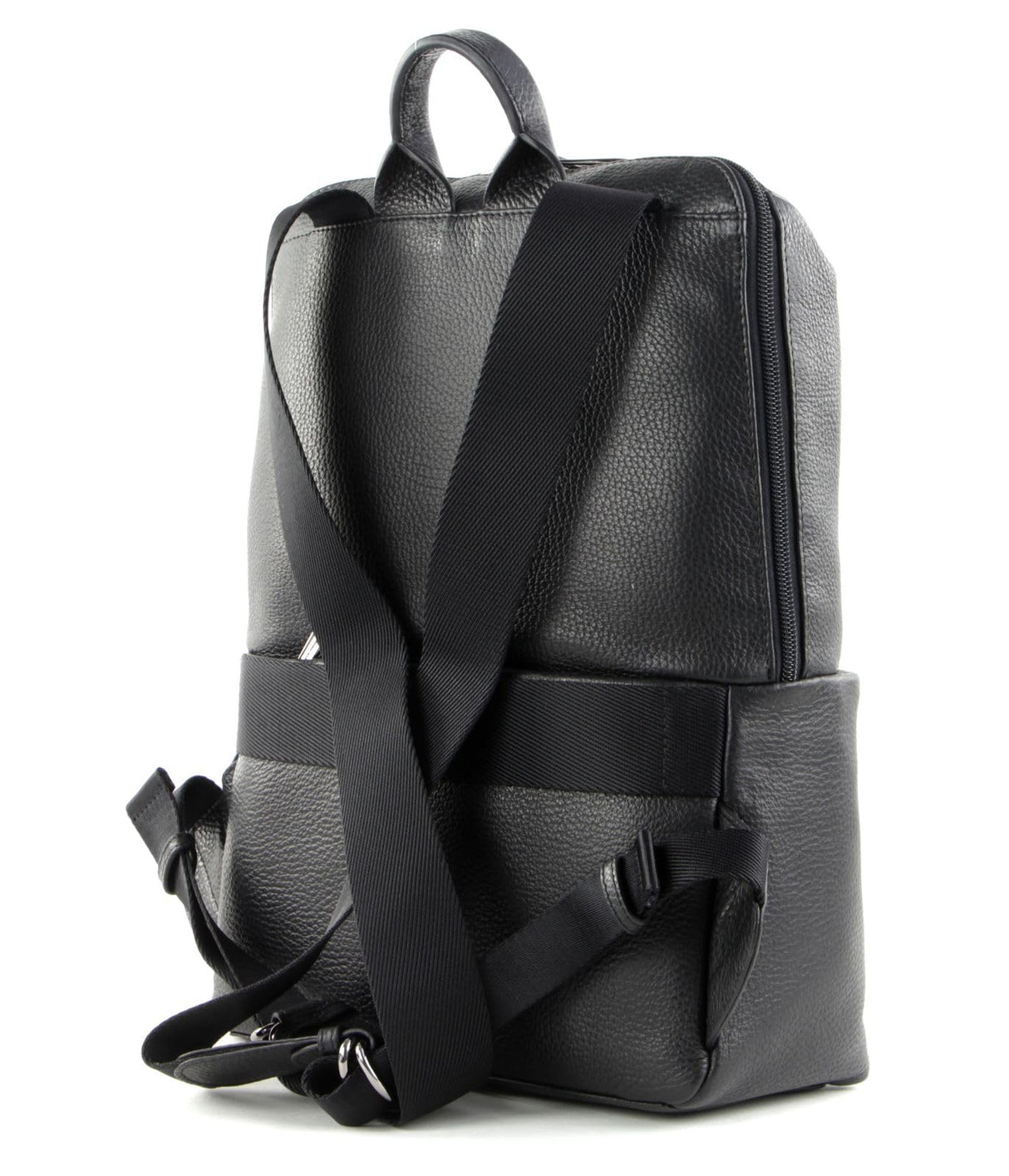 Mandarina Duck Mellow Leather P10fzt38, Mochila para Mujer, Negro (Nero), 35x26x12 (L x H x W)