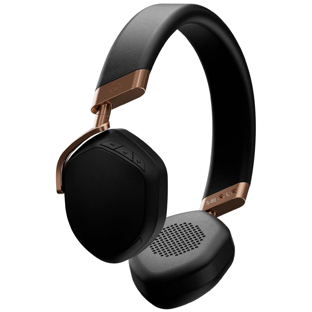 V-MODA S-80 | Auriculares supraaurales Totalmente inalámbricos | Sistema de Altavoces Personal | Diseño Elegante |Sonido Potente, Ajustado para la música electrónica | App de edición móvil | Oro Rosa