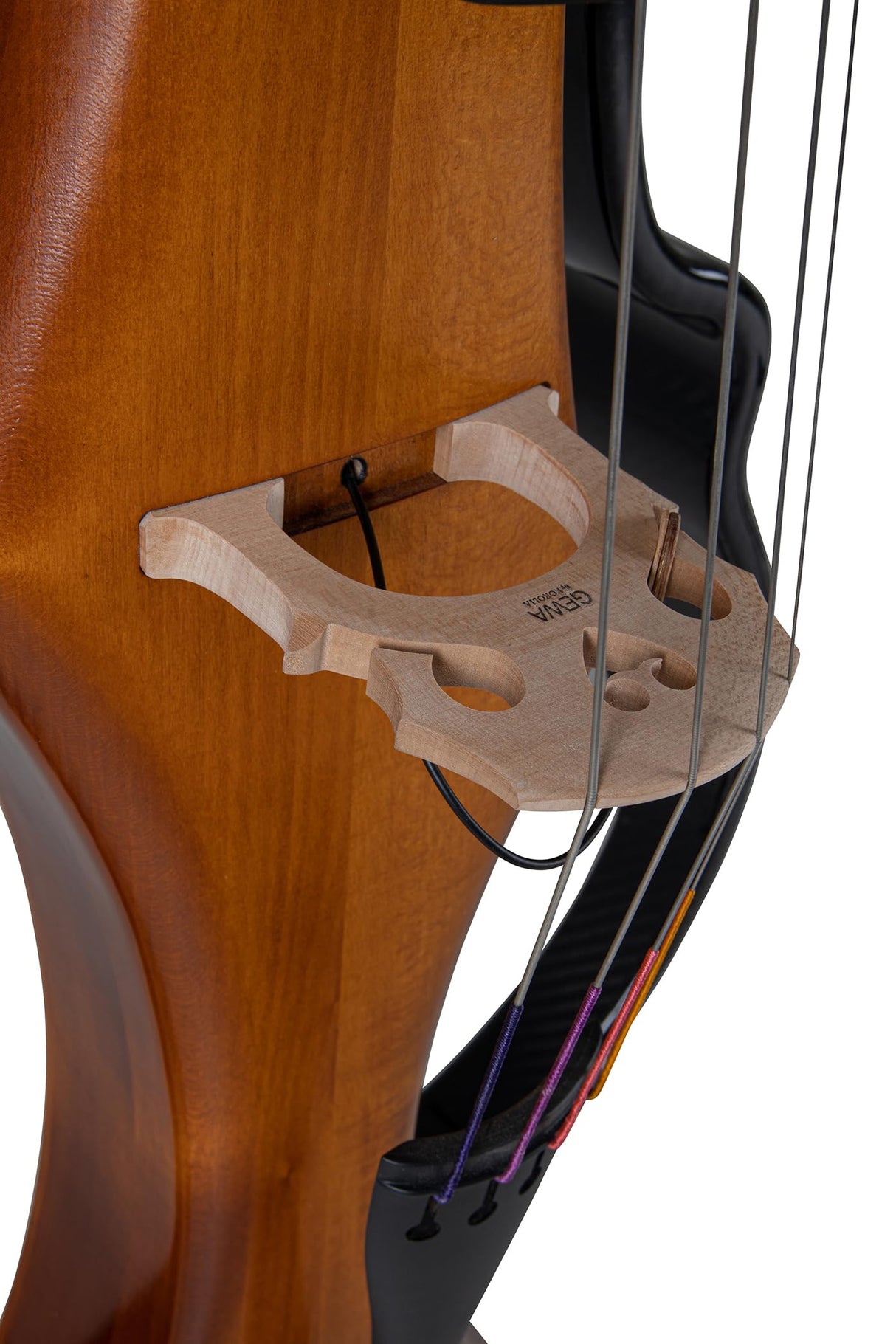 GEWA E-Cello, violonchelo electrónico, Novita 3.0 dorado-marrón 4/4 Made in Germany