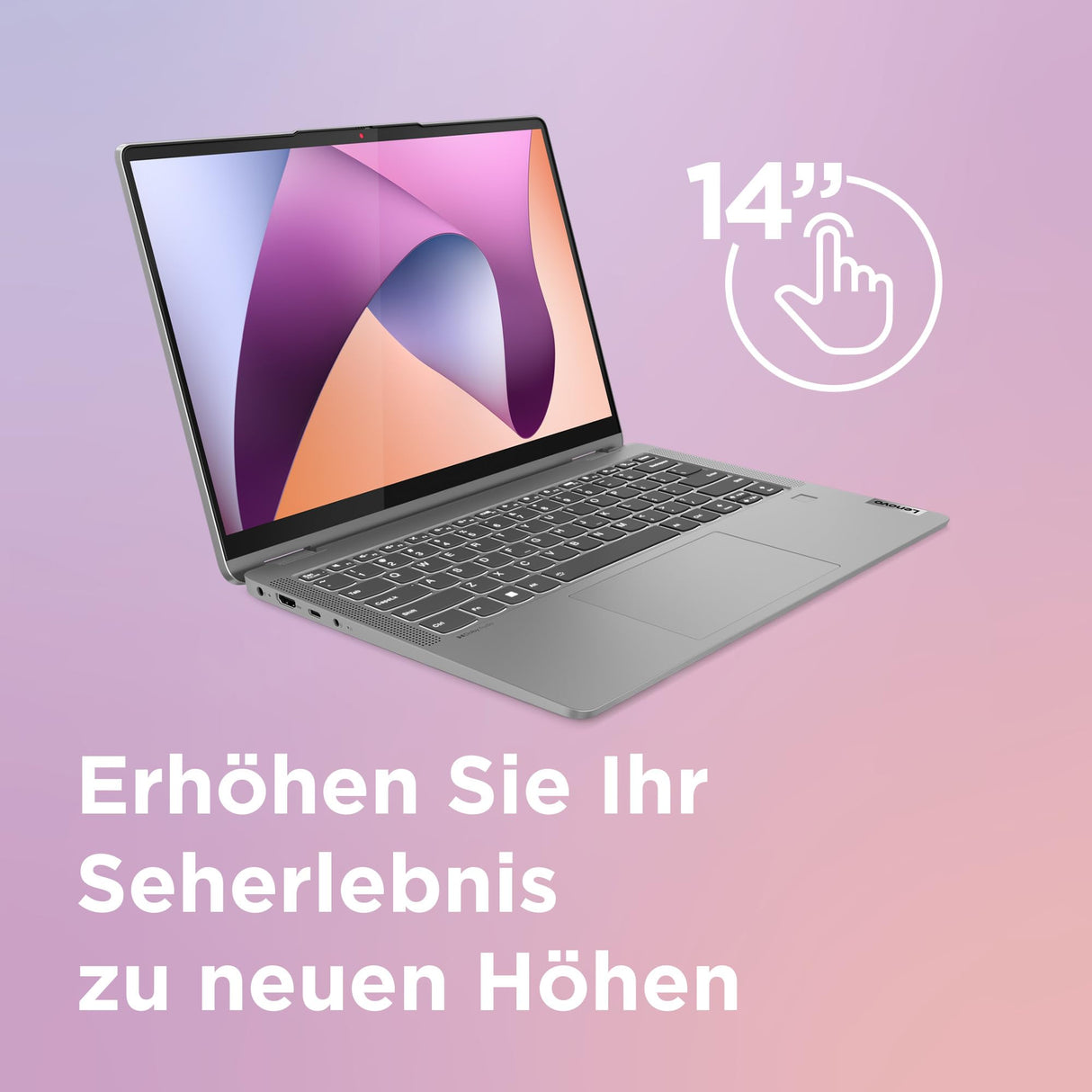 Lenovo IdeaPad Flex 5 82XX0003GE -14" WUXGA Touch, AMD Ryzen 7 7730U, 16 GB RAM, 512 GB SSD, Windows 11 Home