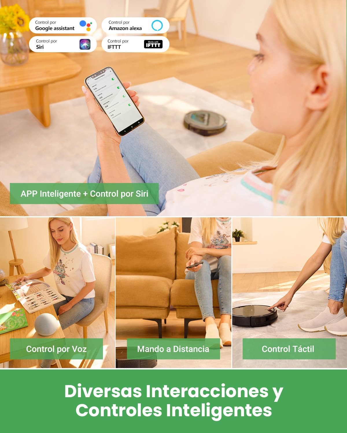 Vactidy Robot Aspirador, Nimble T8 Robot Aspirador y Fregasuelos con Potente Succión 2800Pa, Depósito 2 en 1, Aspira, Barre, Mopa, 100mins Autonomía, Control por App, Alexa/Google Home, para Mascotas