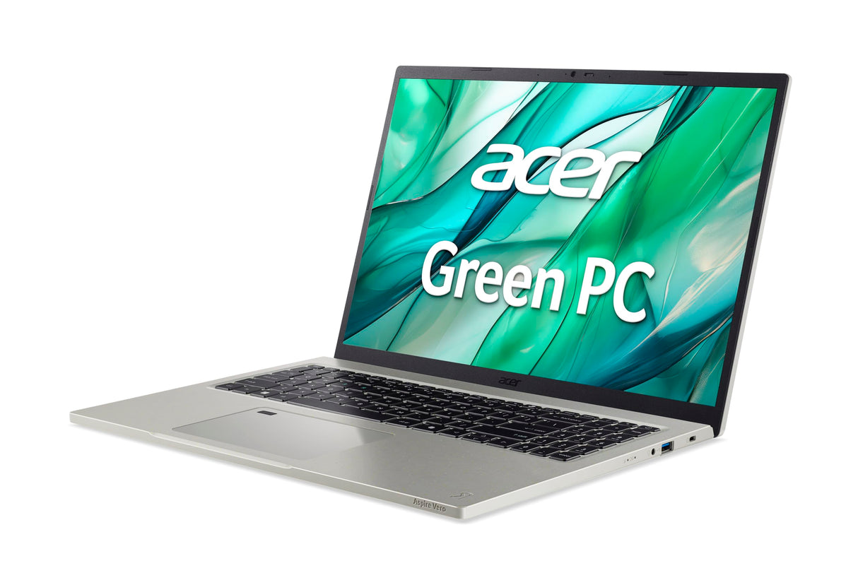 Acer Aspire Vero AV16-51P-73AQ - Ordenador Portátil Ecológico 16" FullHD (Intel Core Ultra 7 i55U, 16GB RAM, 1024 GB SSD, Intel Graphics, Windows 11 Home) Gris - Teclado QWERTY Español