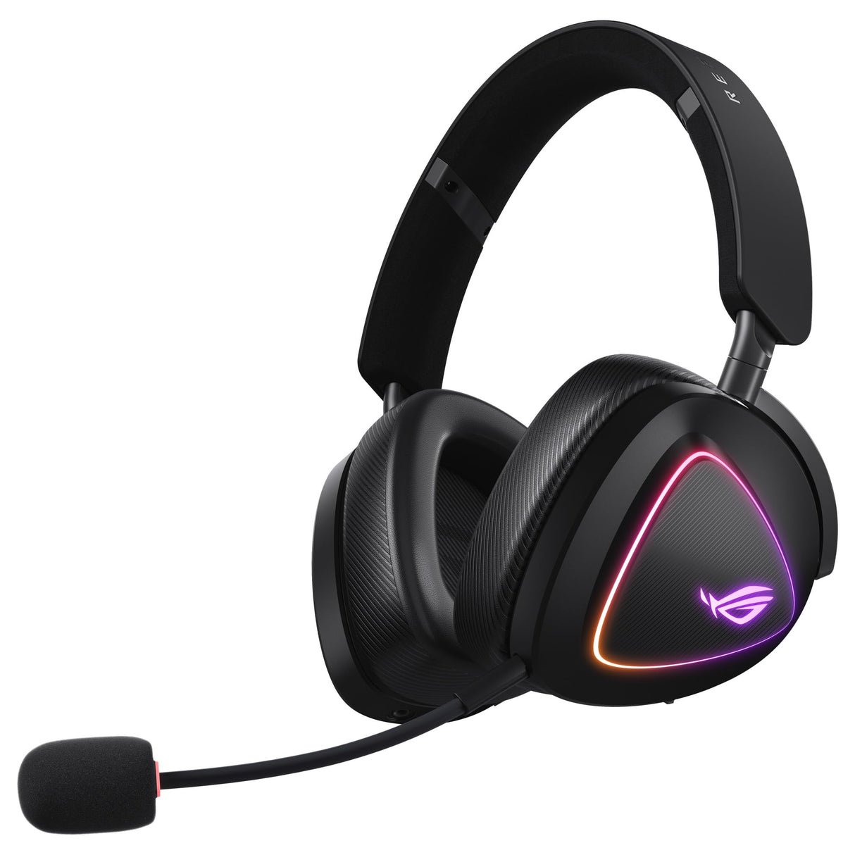ASUS ROG Delta II - Auriculares Gaming inalámbricos (Controladores de 50 mm, ROG SpeedNova, micrófono 10 mm, 153 h de batería, DualFlow, BT, 2.4 GHz, 3.5 mm, para PC, Switch, PS4, PS5, Xbox), Negro
