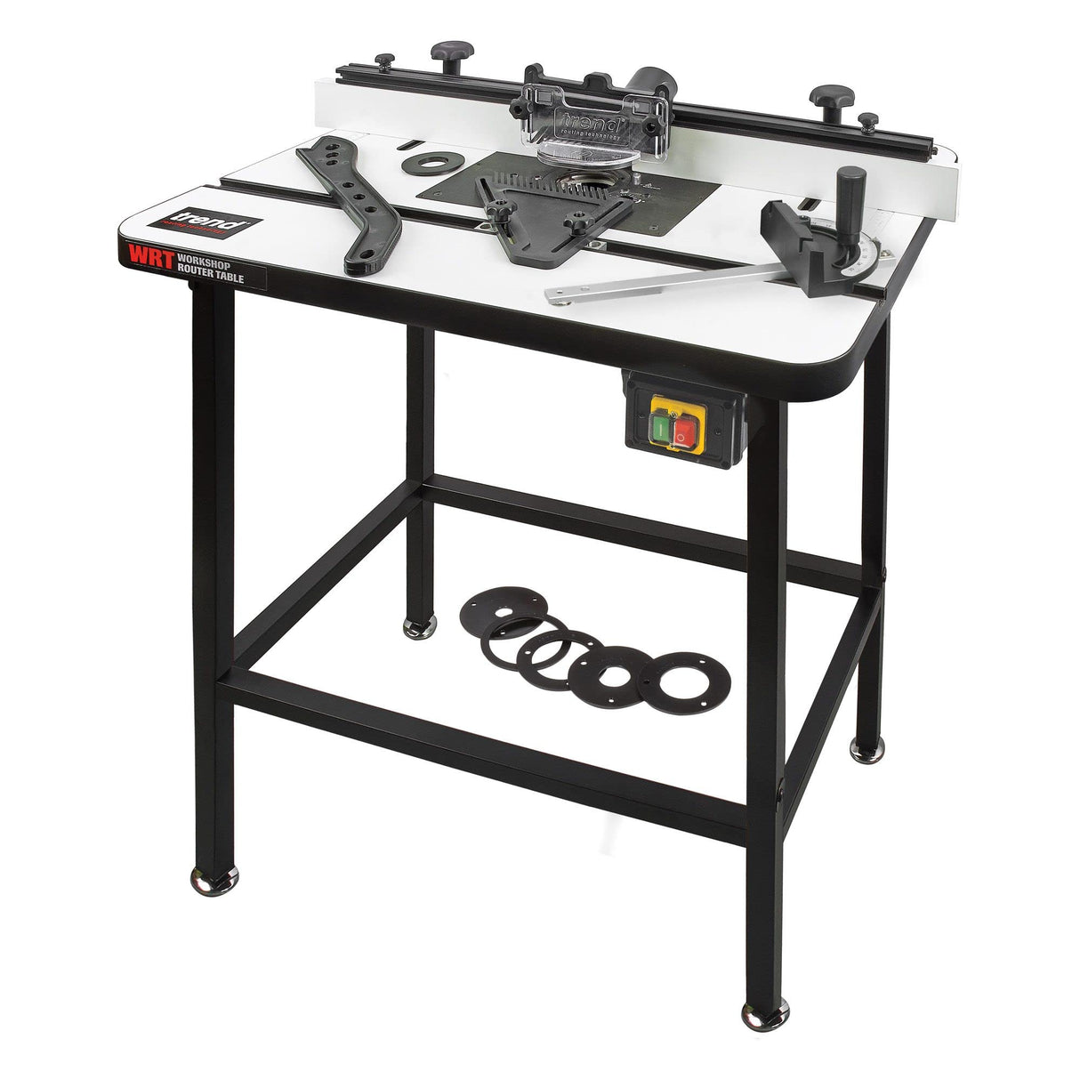 Trend Mesa fresadora de taller independiente 230 V EU, perfecta para trabajos de elevación de paneles, creación de plantillas y corte por lotes, WRT/EURO
