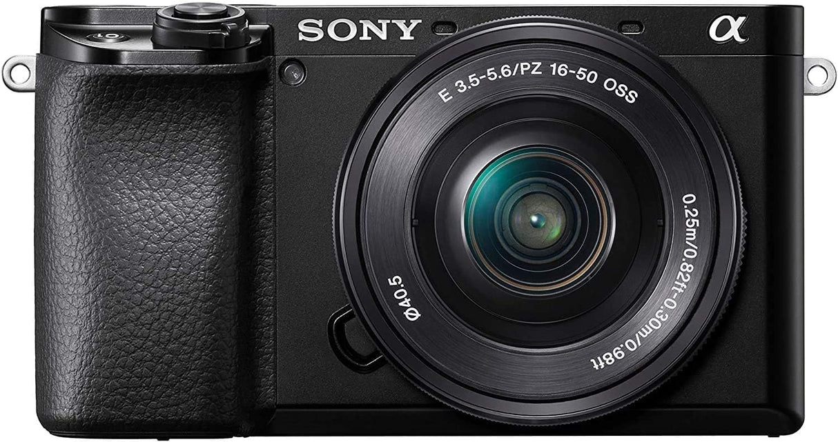 Sony ILCE6100LB.CEC Alpha 6100 Cámara Evil APS-C con Objetivo Zoom Potente, Color Negro, Sin Tarjeta