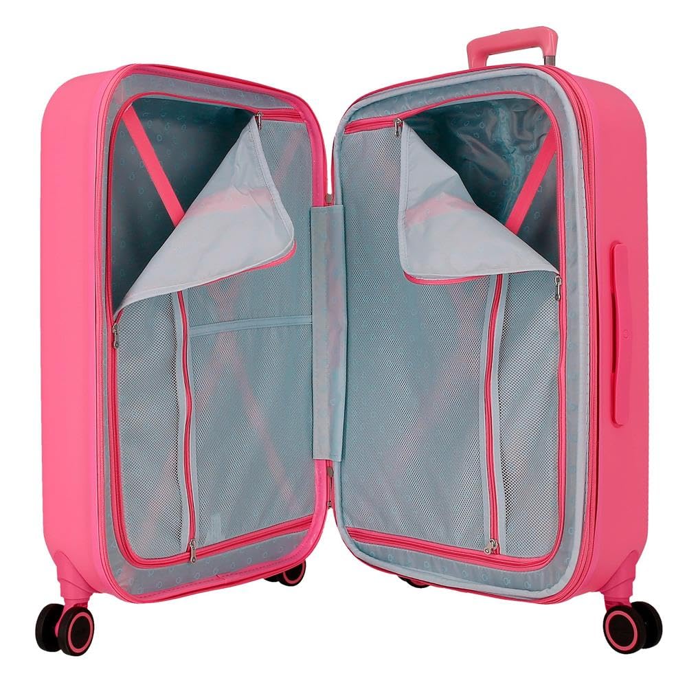 Joumma Disney You Are Magical Juego de Maletas Fucsia 55/70 cms Rígido 7,54 kgs Cierre TSA Integrado ABS 7,54 kgs 116L Equipaje de Mano