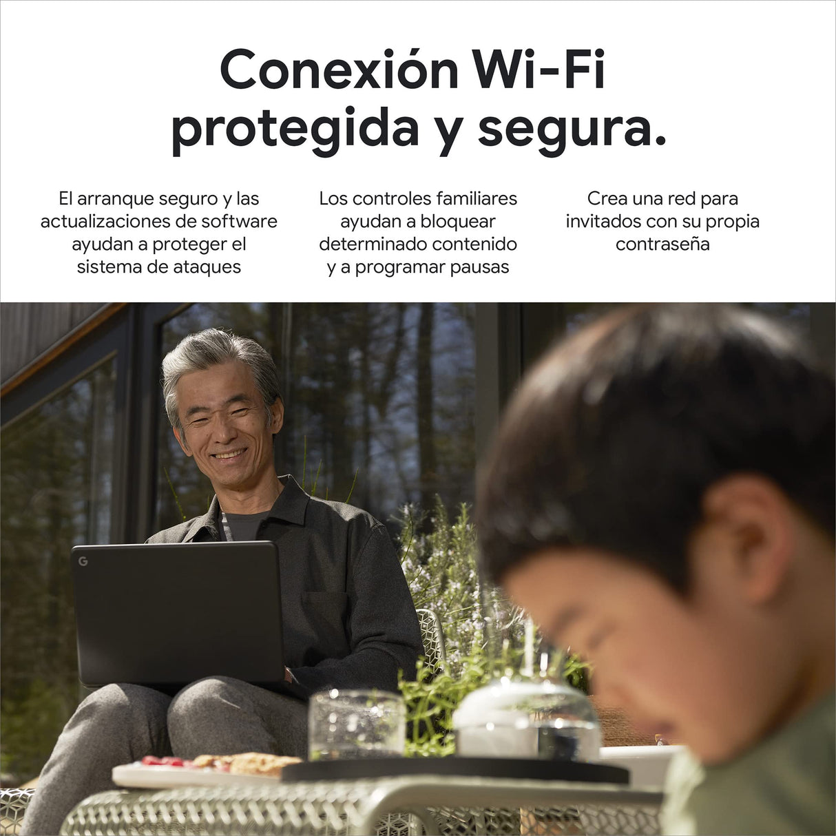 Google Nest WiFi Pro, Wi-Fi 6E: Sistema de Wi-Fi para el hogar fiable con Buena Velocidad y Cobertura en Toda la casa, Router Wi-Fi en Malla, Nieve