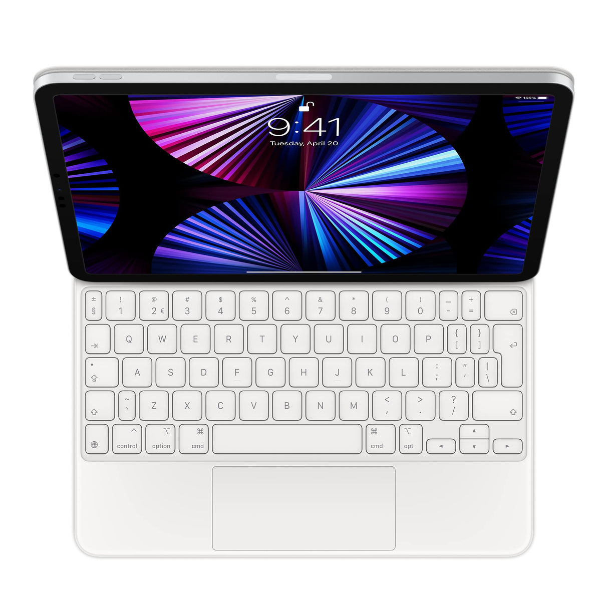 Apple Magic Keyboard (para el iPad Pro de 11 Pulgadas - 3.ª generación y iPad Air - 4.ª generación) - Neerlandés - en Blanco