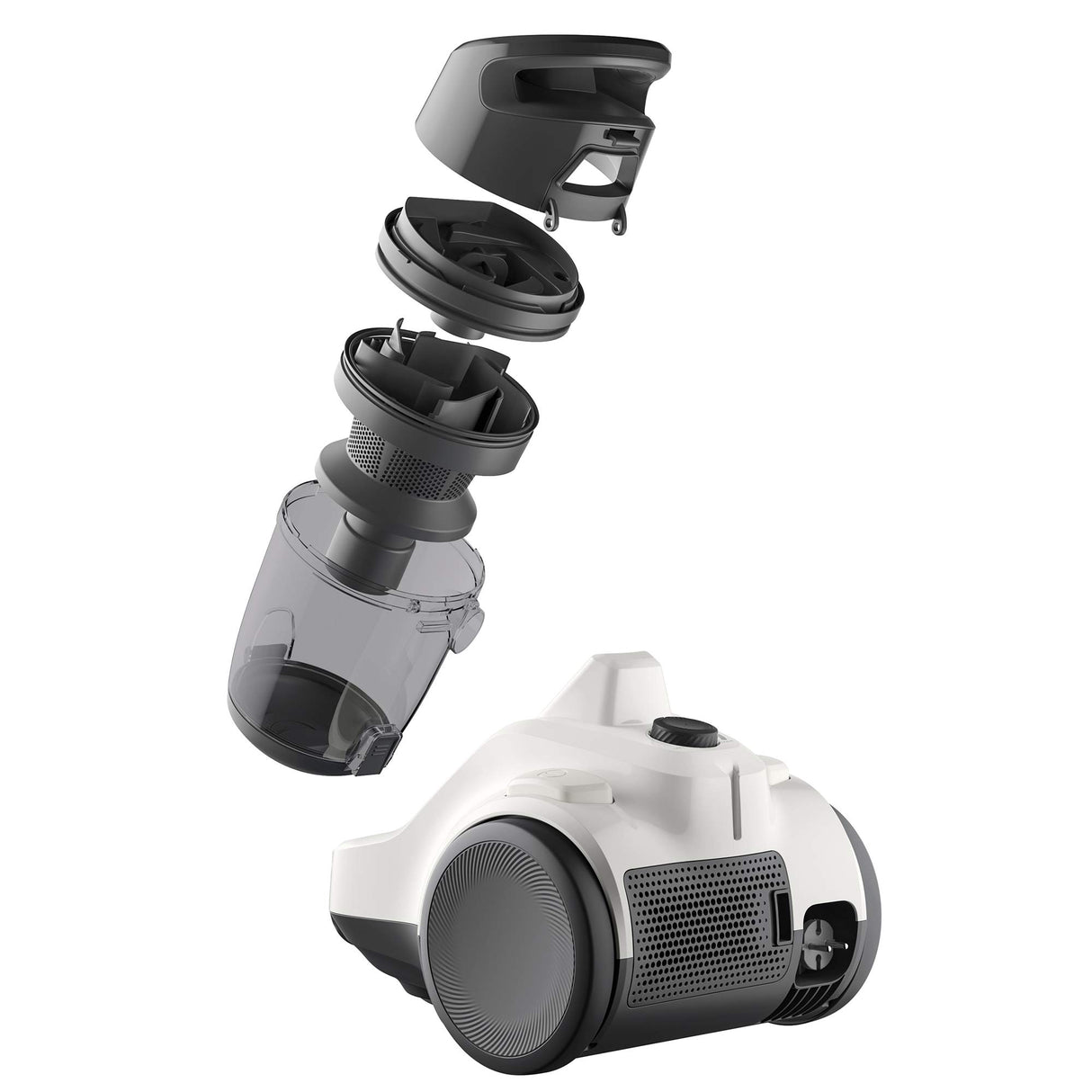 Electrolux EC41-2SW 750 W - Aspiradora (750 W, Aspiradora cilíndrica, Secar, Sin bolsa, 1,8 L, Filtro higiénico)