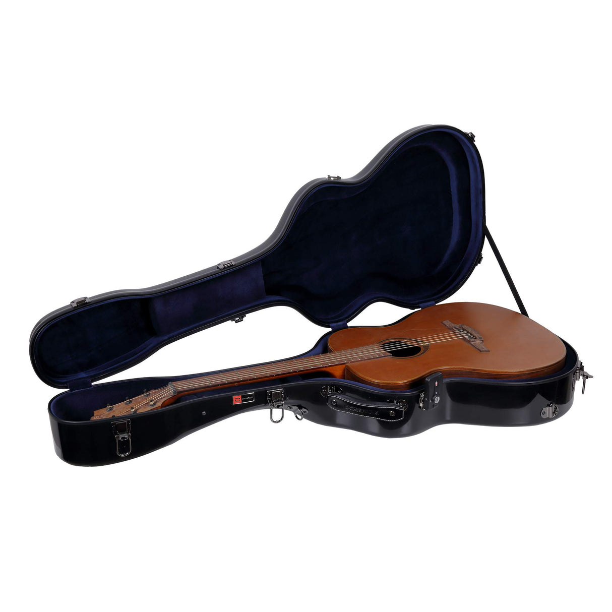 Crossrock - Funda rígida para Ukelele Soprano, Negro, OM, Retro