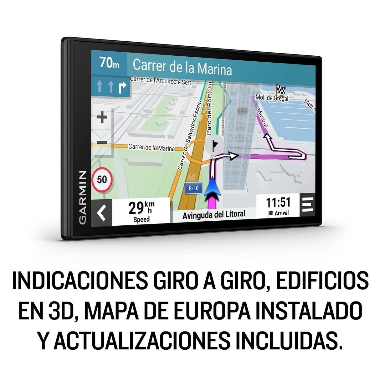 Garmin Navegador GPS, Negro, 6" (15,2 cm)